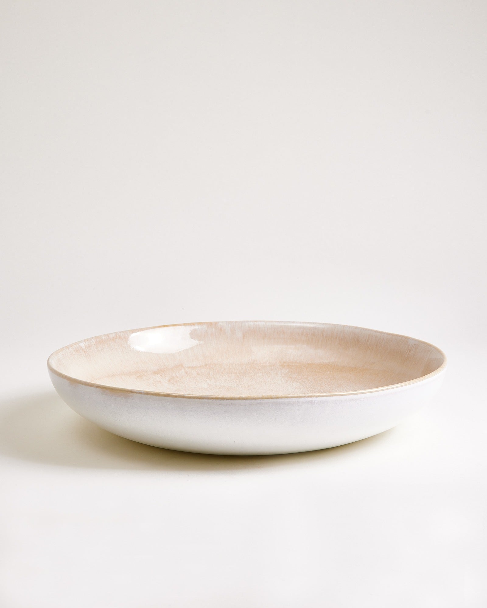 Cordoama serveerschaal groot plat zand