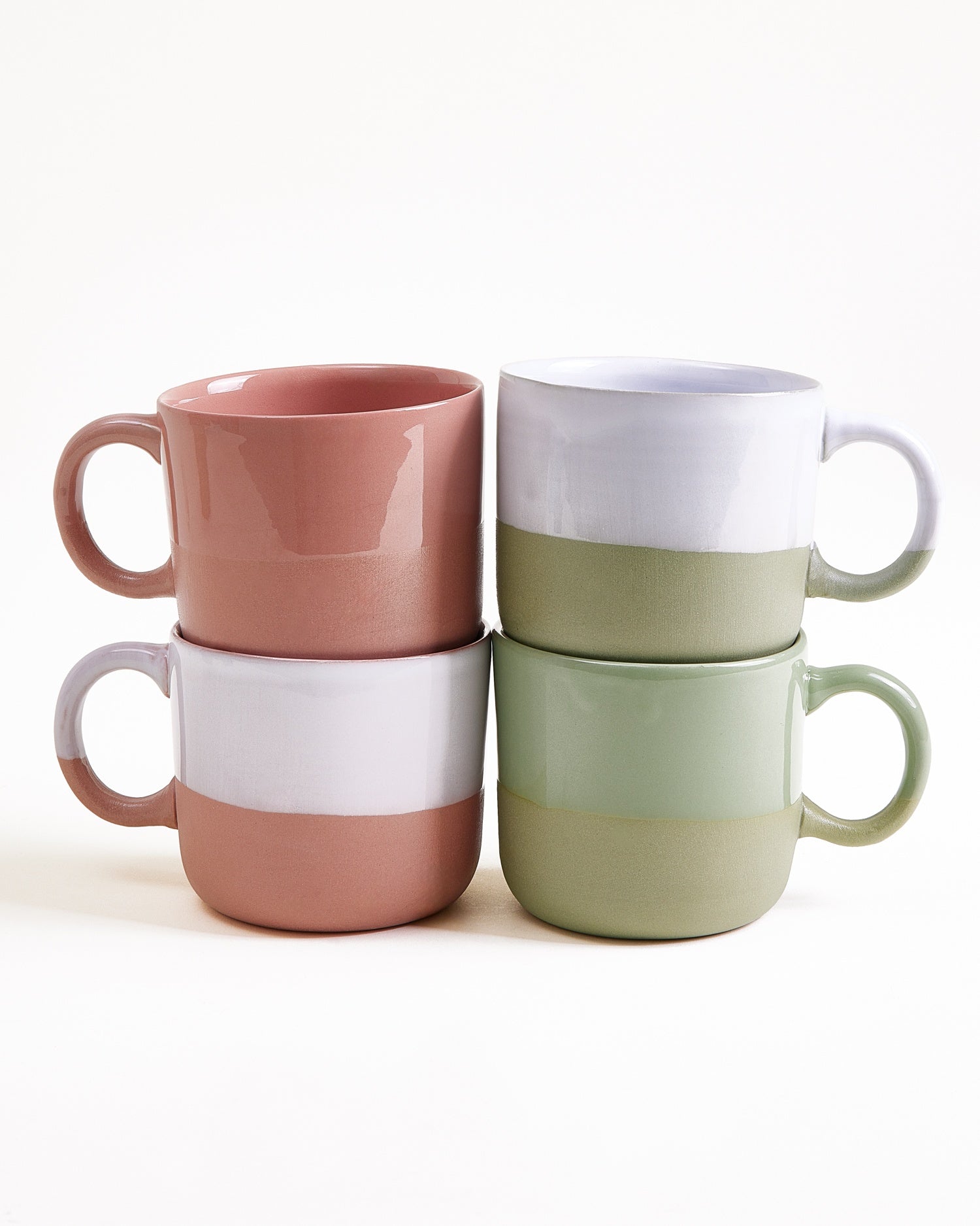 Dusty Pastels - Set of 4 Mugs small