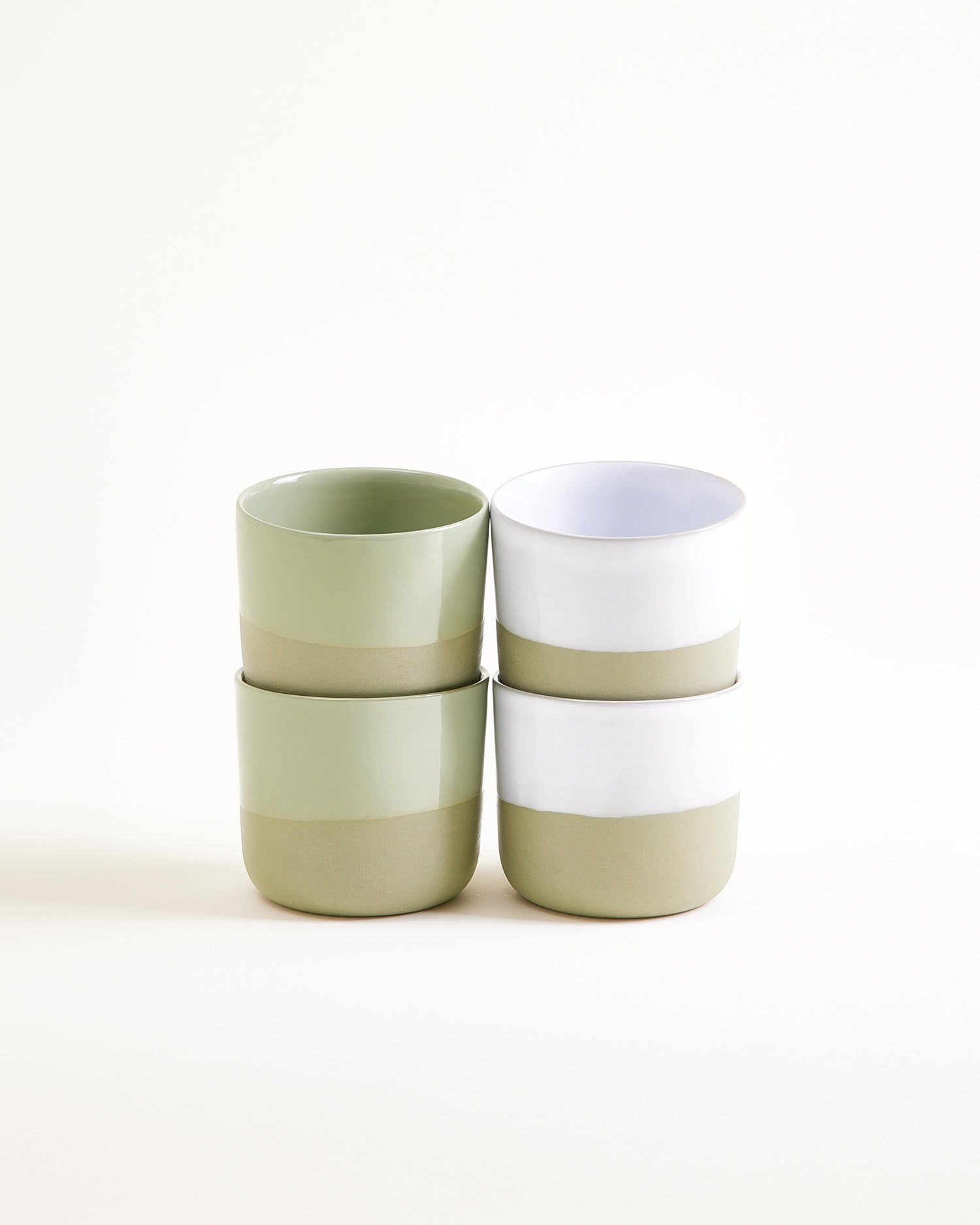 Dusty Sage - Set of 4 cups small