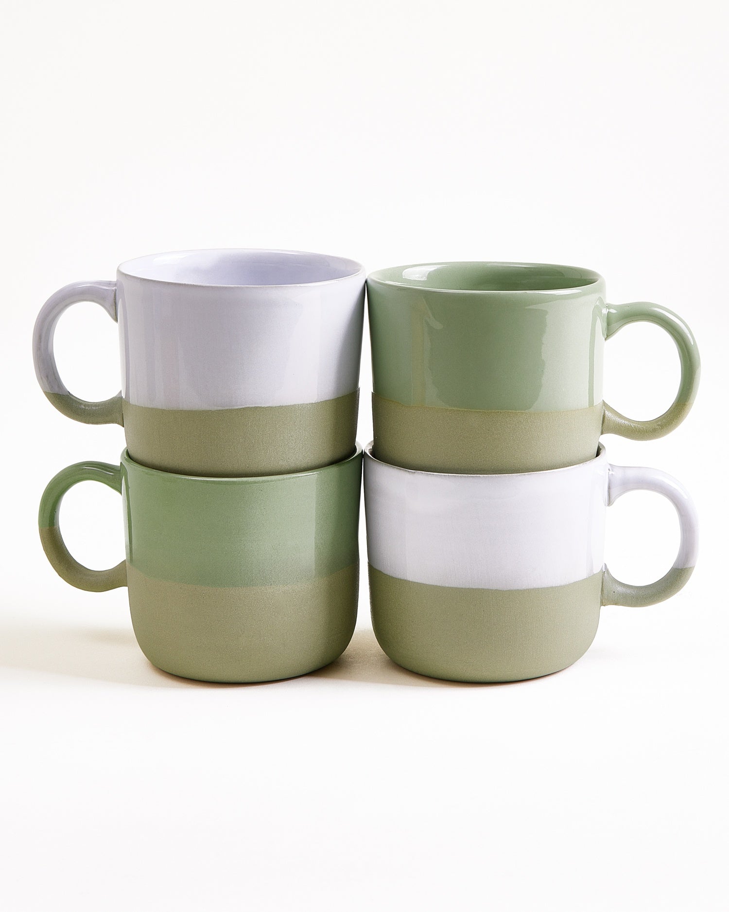 Dusty Sage - Set of 4 Mugs small