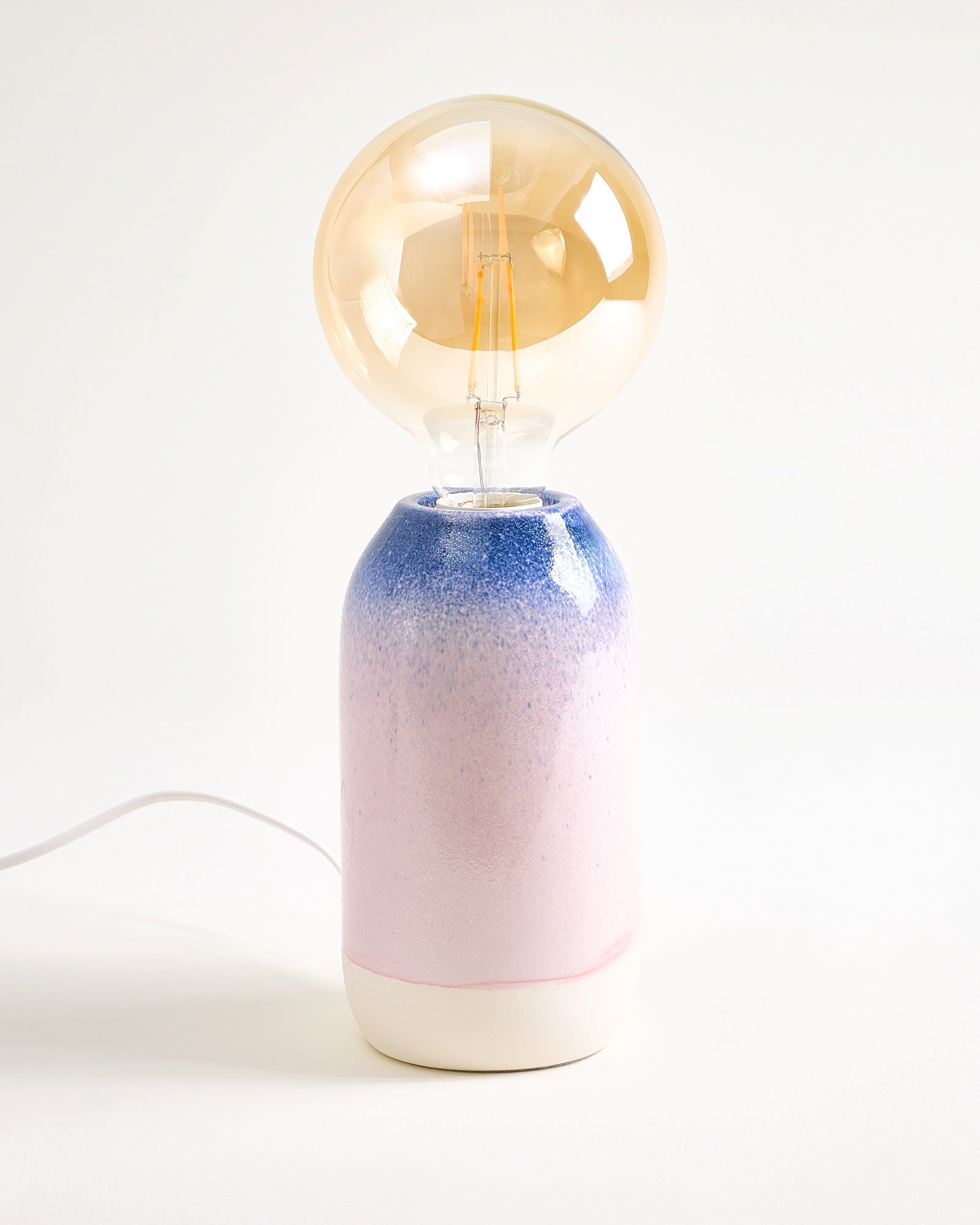 Farol - Lampada blu e rosa screziato