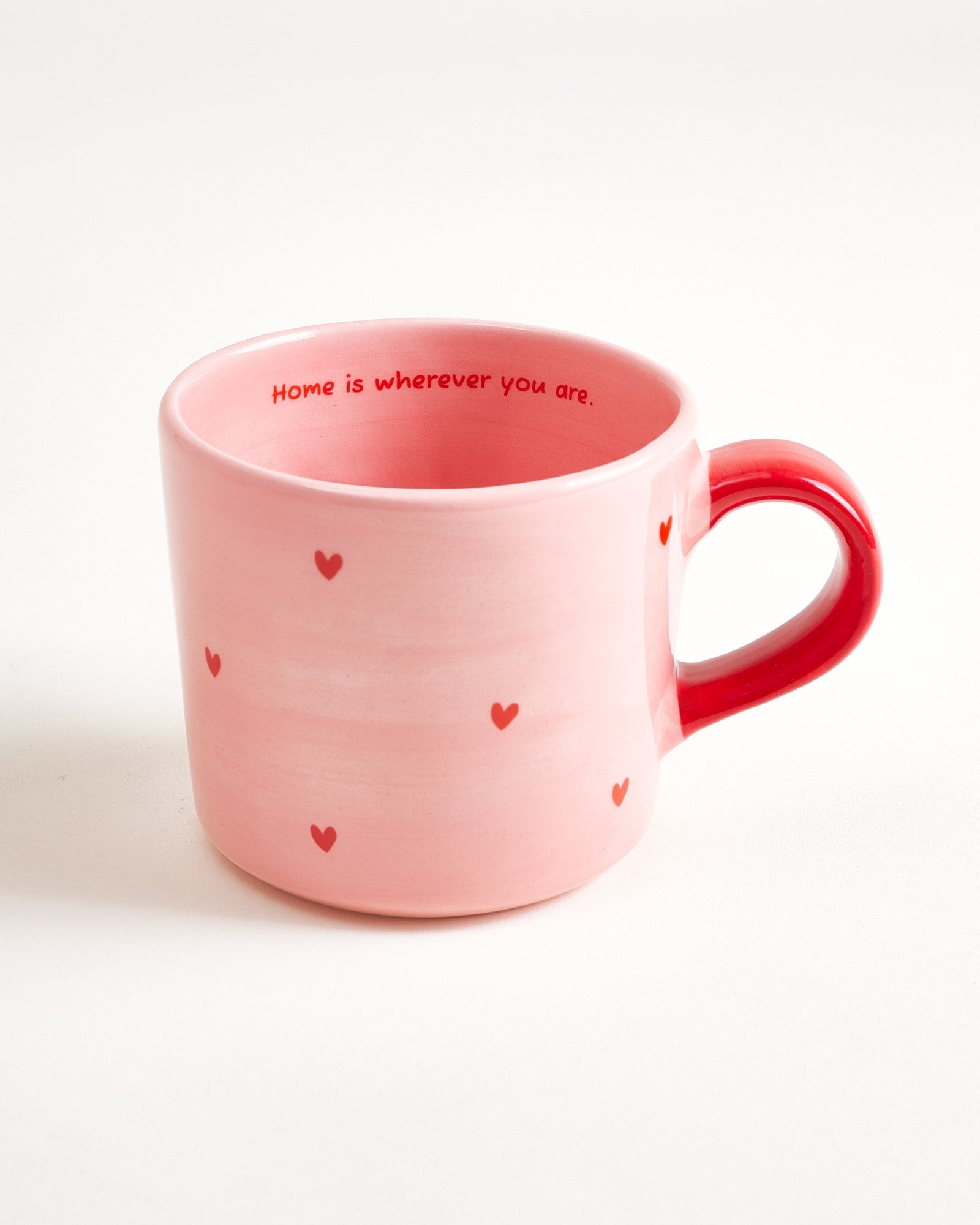 Lira - Tazza grande Home rosa e rosso