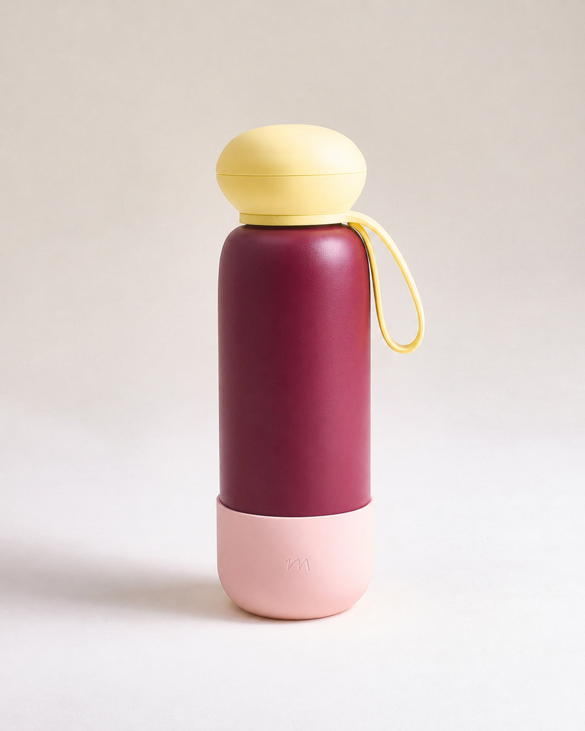 Lola Flaschendeckel mit Schlaufe gelb