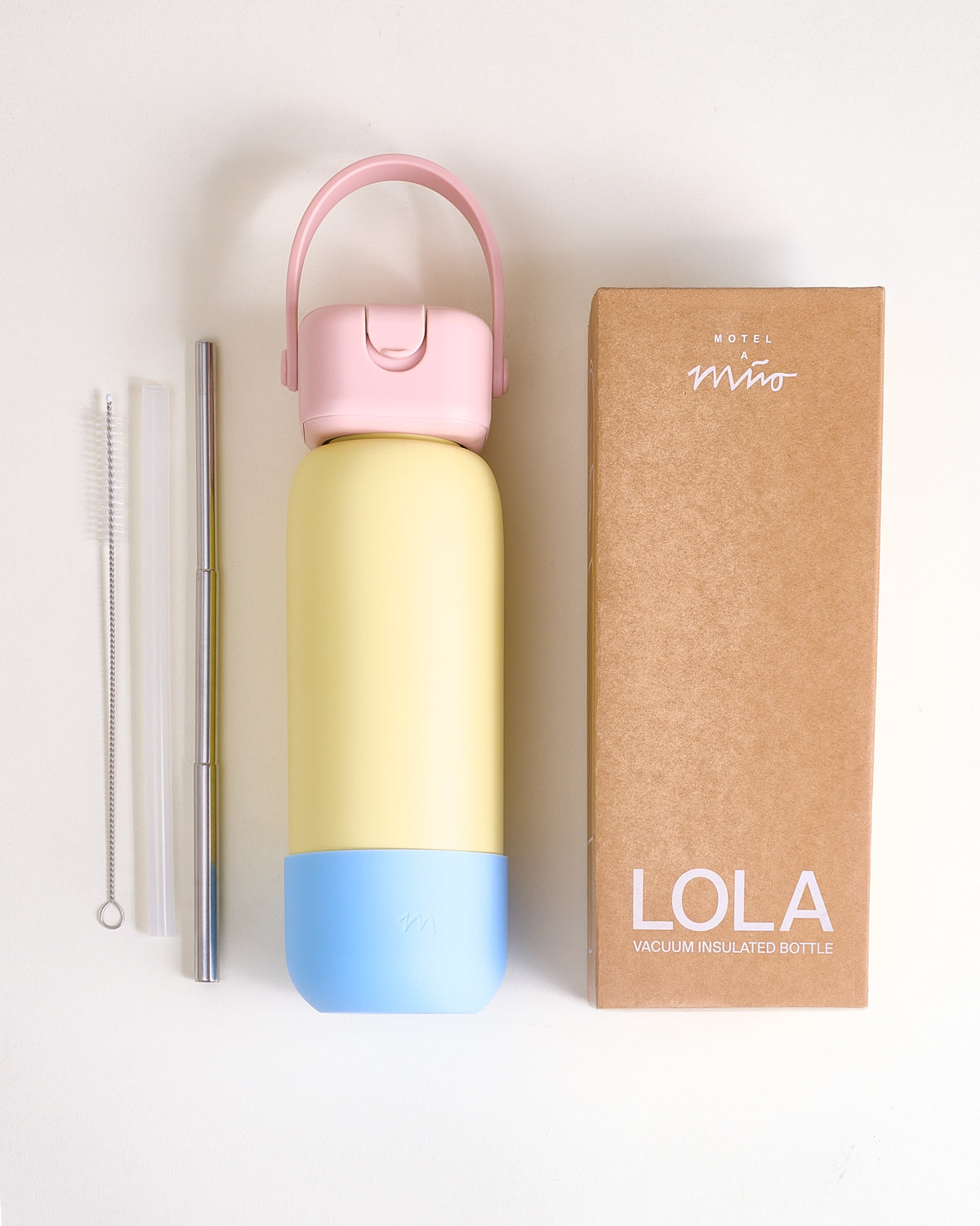 Lola - Drinkfles geel