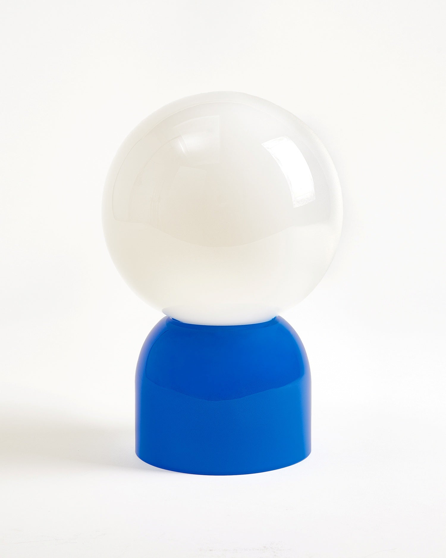 Lumo glazen lamp zand donkerblauw