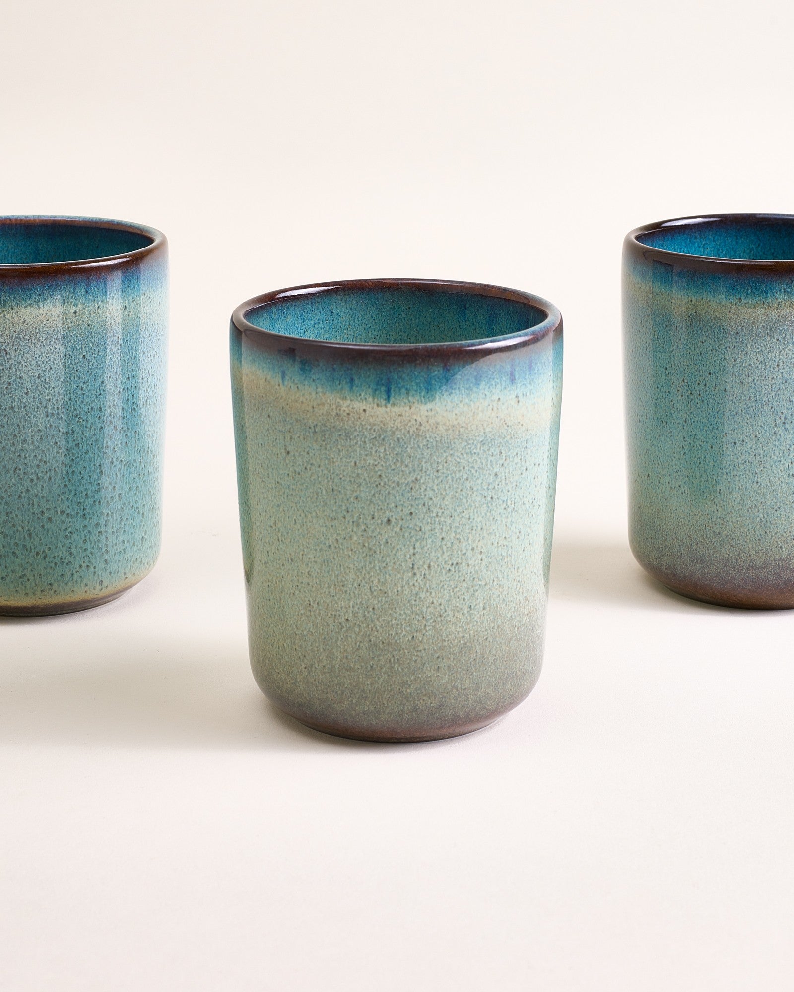 Madeira - Large cup green-blue Set of 4