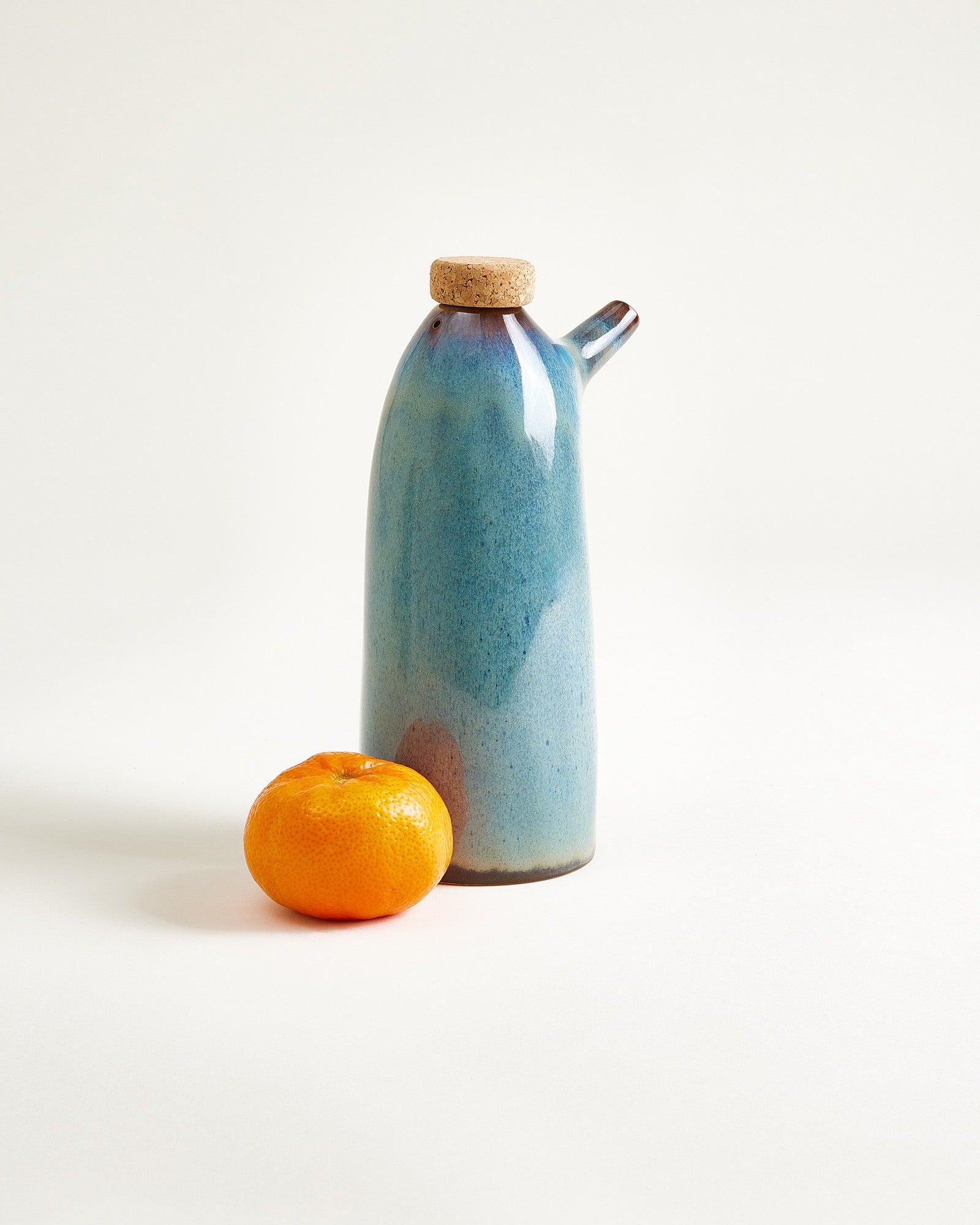 Madeira Essig- & Ölflasche grünblau