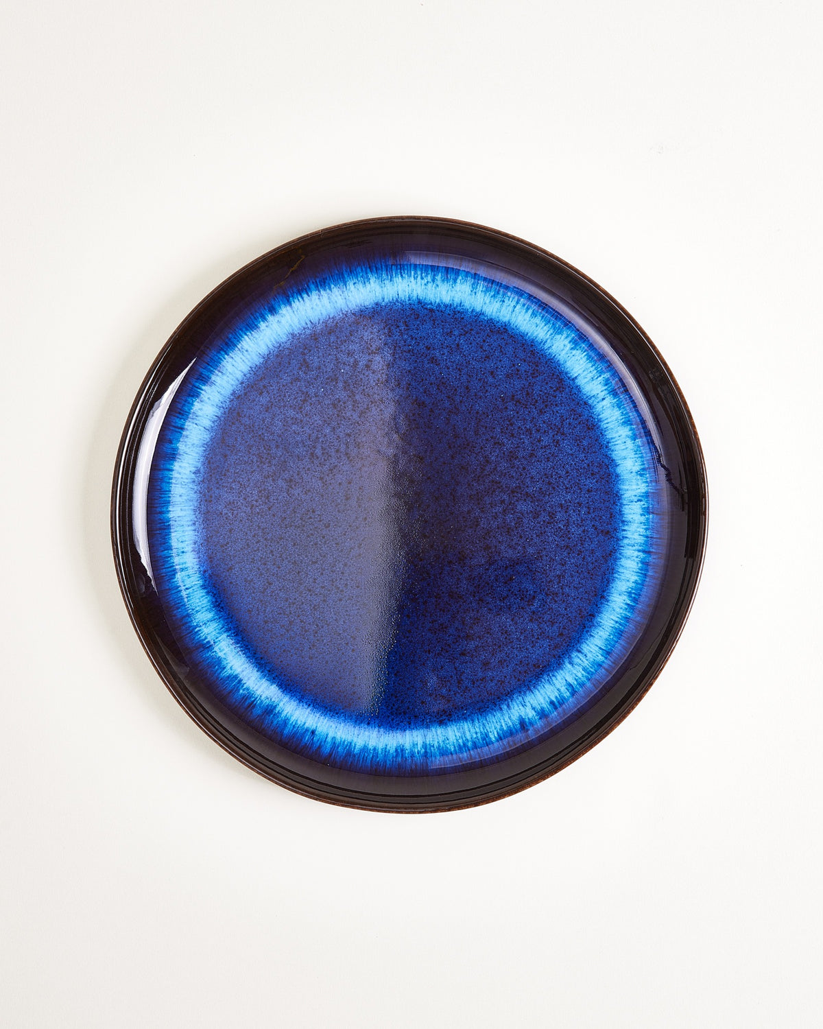 Melides - Large plate deepseablue
