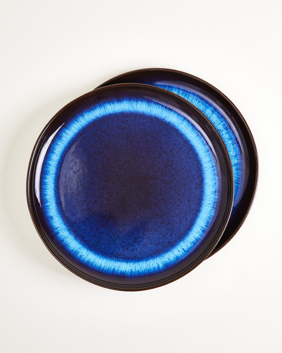 Melides - Large plate deepseablue