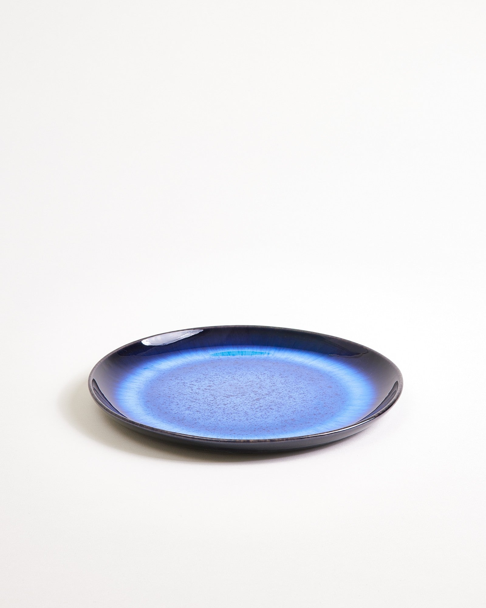 Melides - Petite assiette classique deepseablue