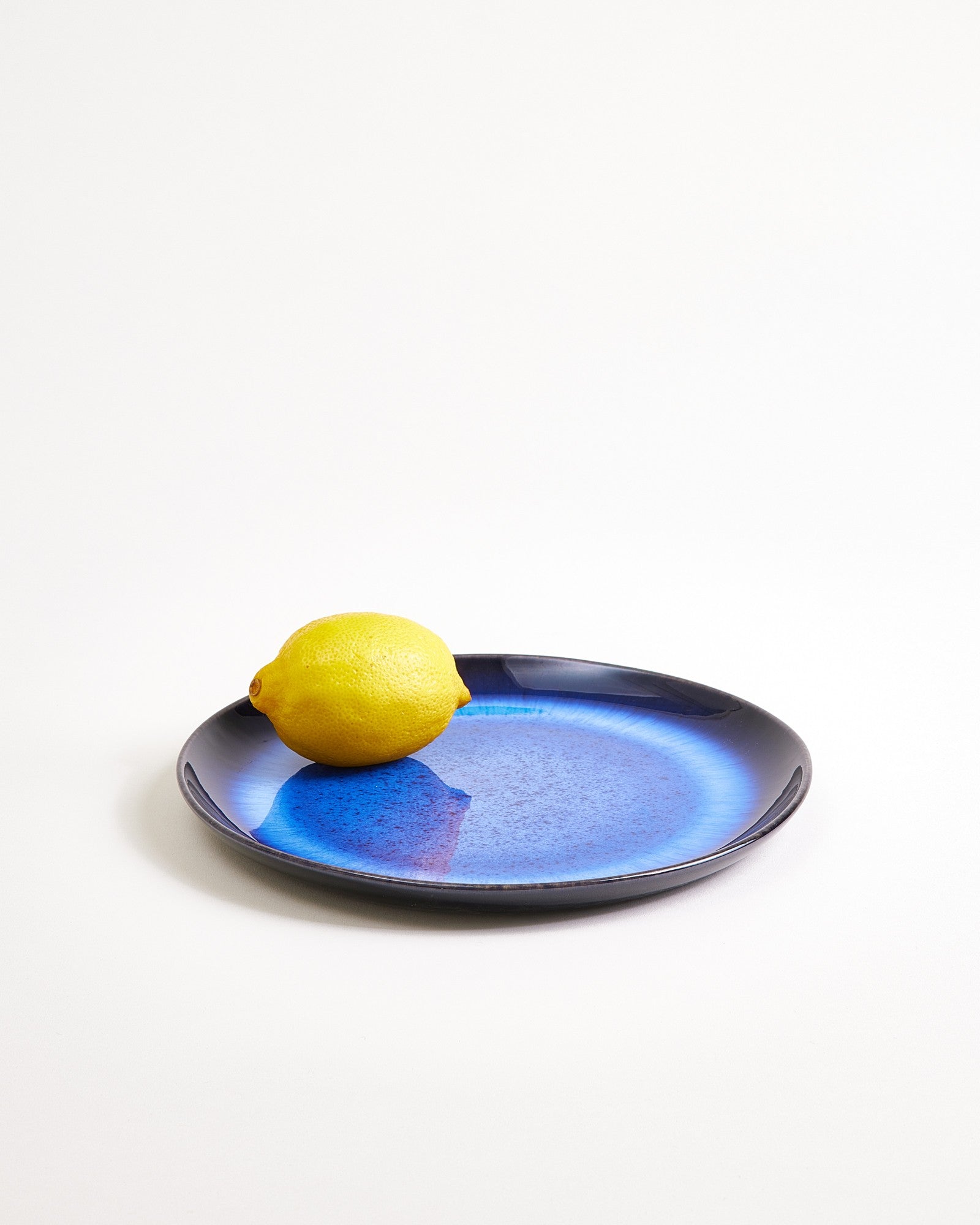 Melides - Petite assiette classique deepseablue