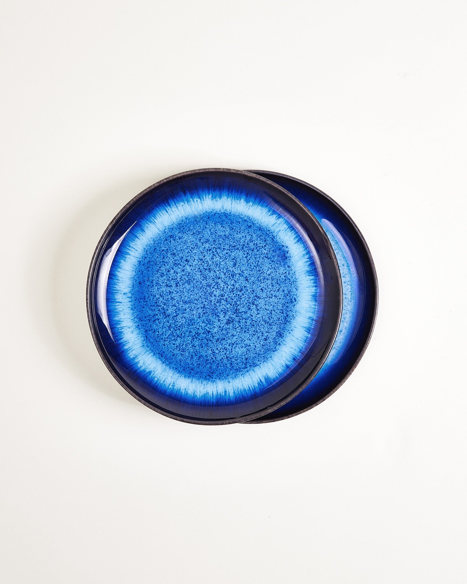 Melides - Petite assiette classique deepseablue