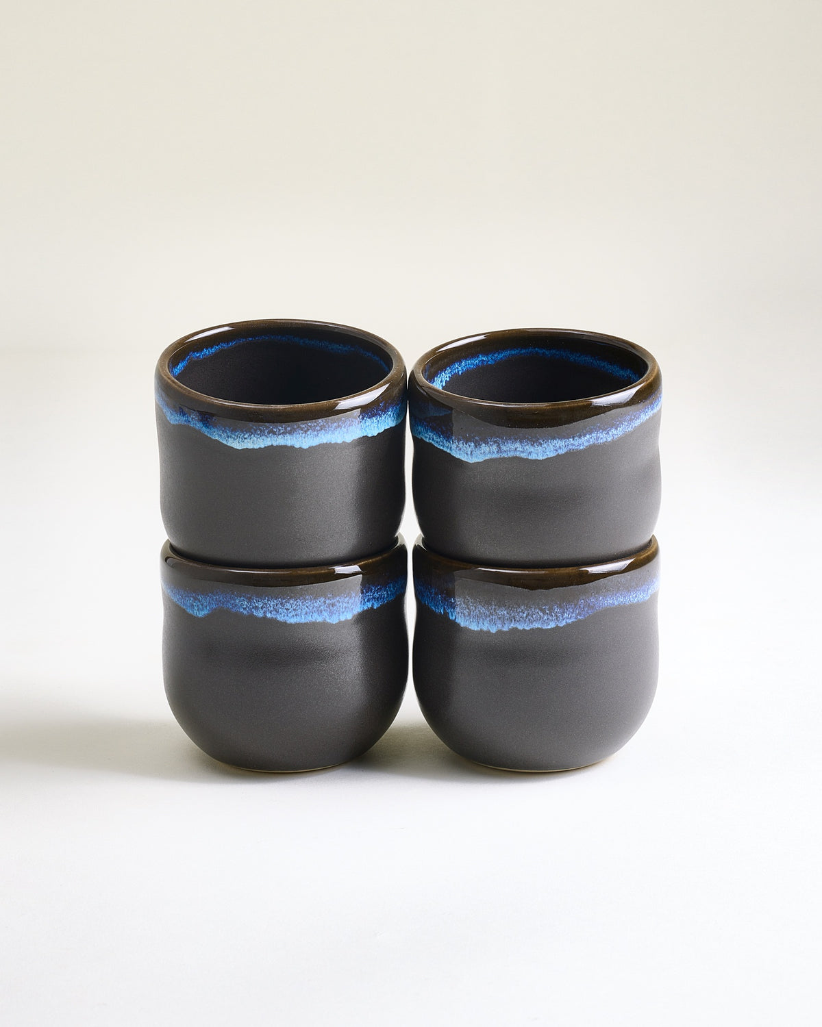 Nola - Large cup dark blue Set of 4