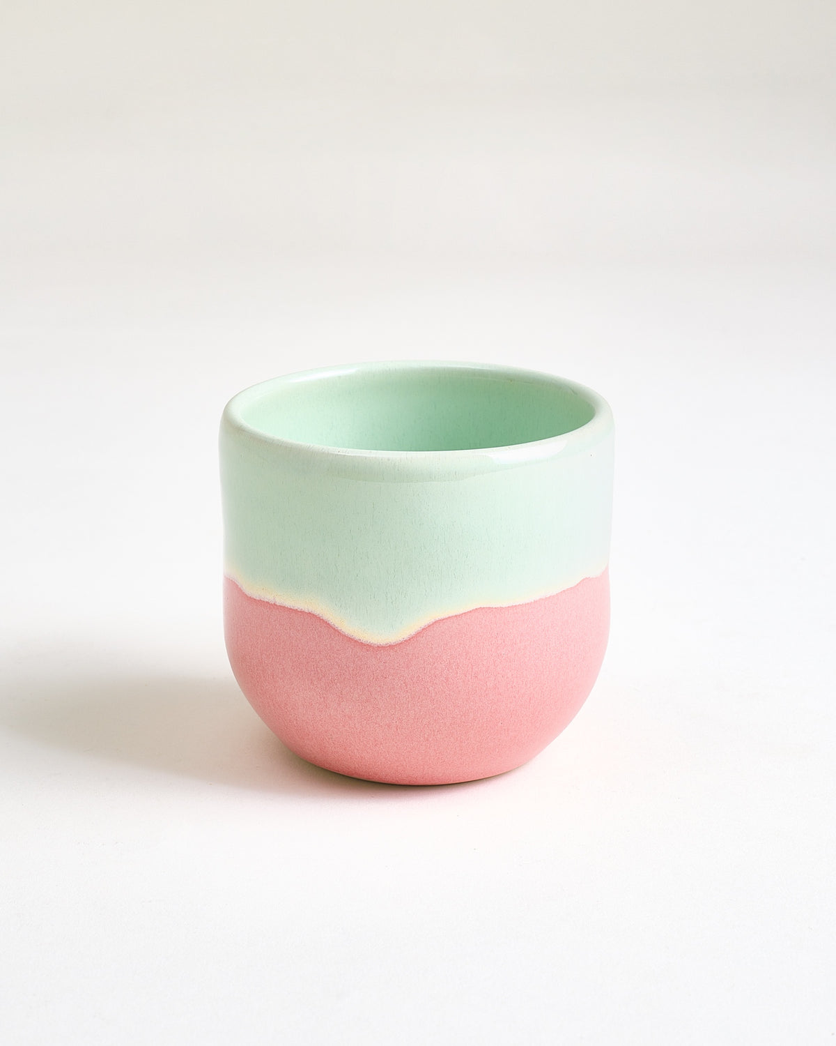 Nola - Large cup lime pink