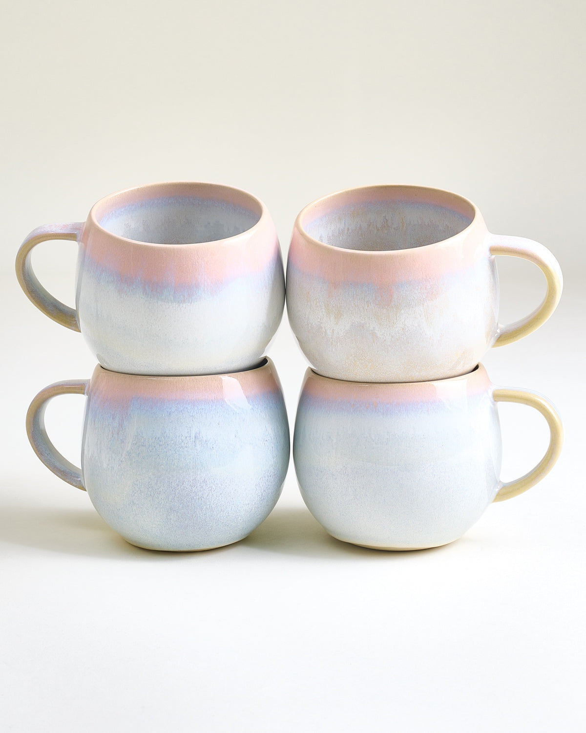 Nola - Large mug rosé blue Set of 4