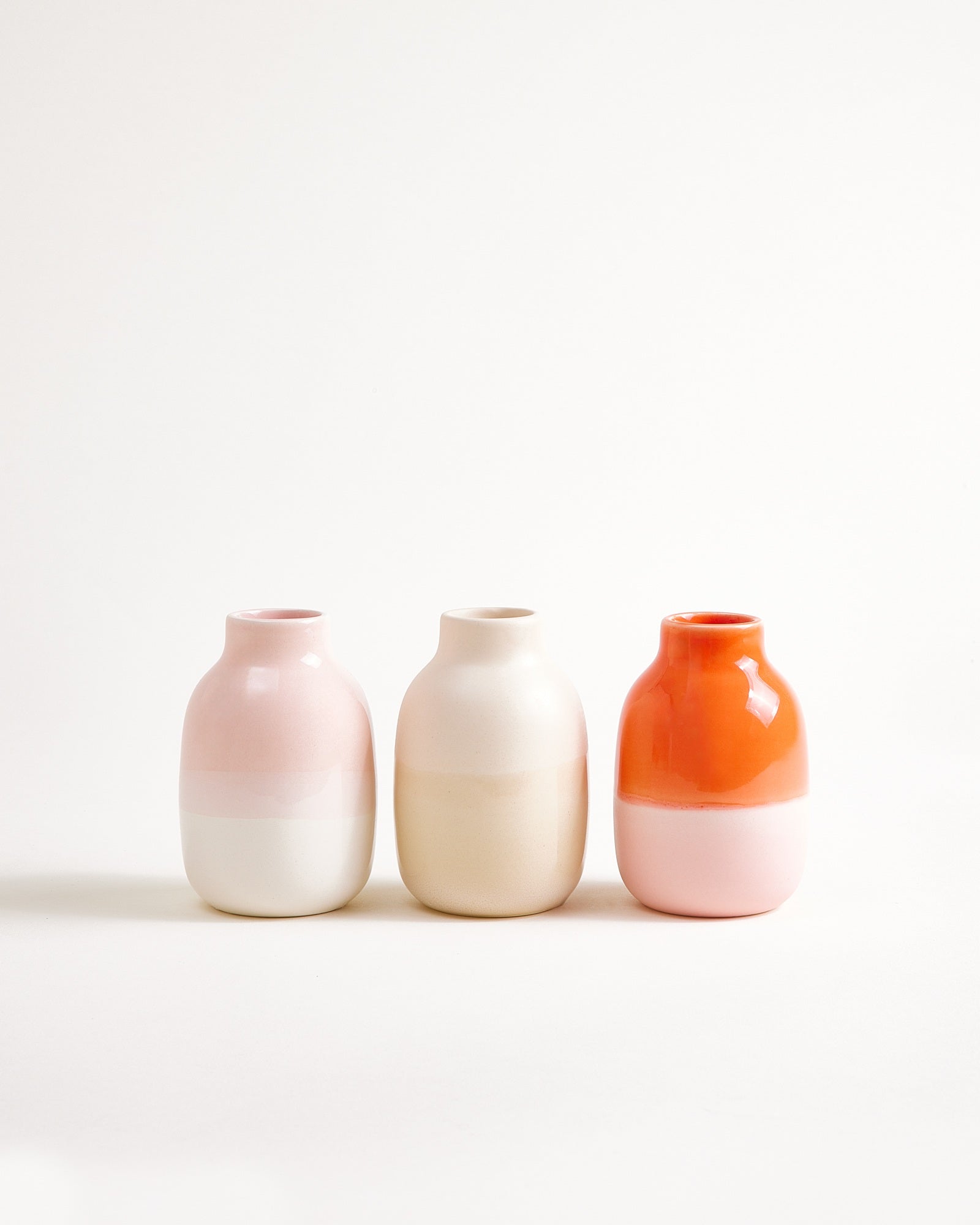 Nuno - Set da 3 vasi S rosa sabbia e corallo