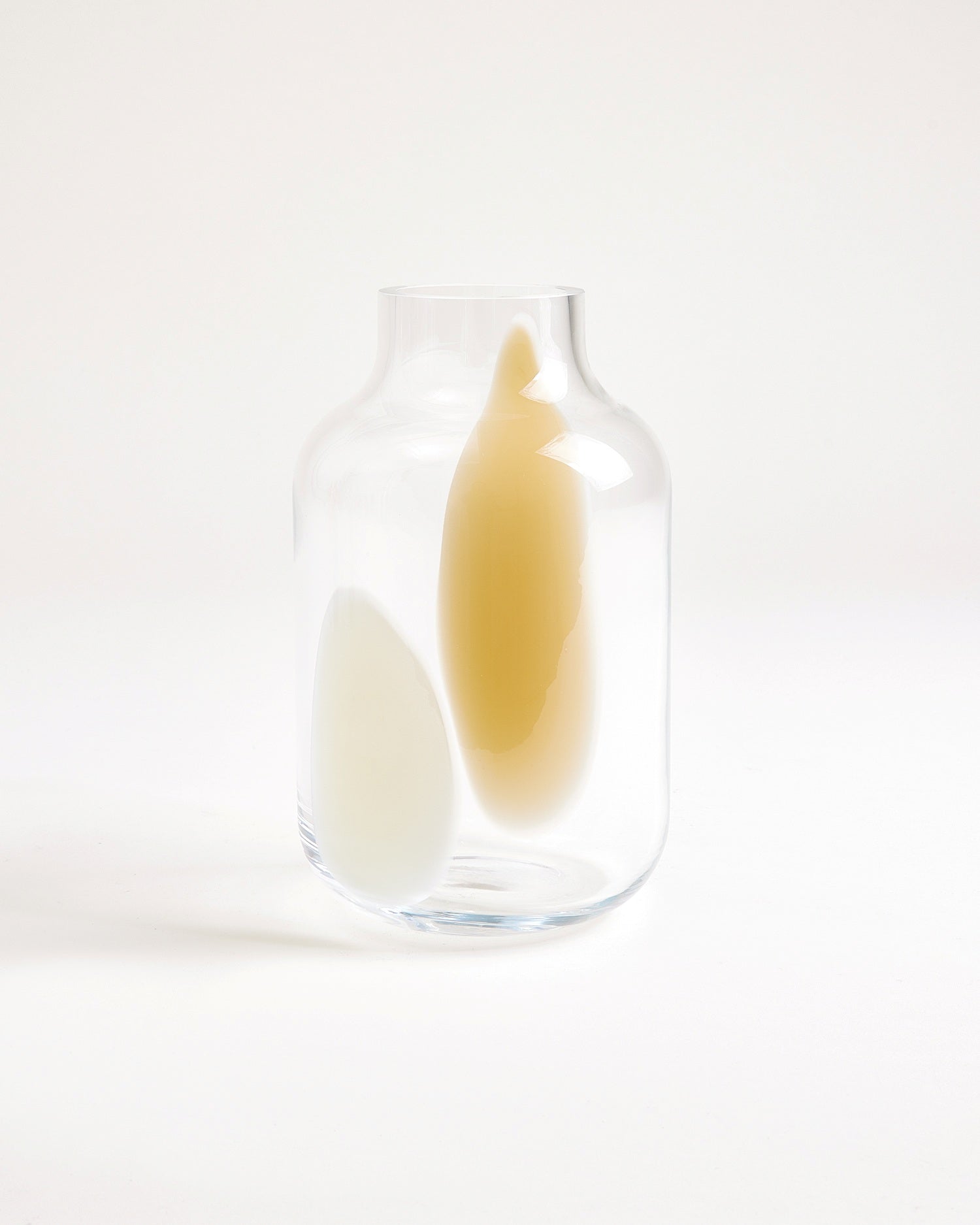 Nuno glazen vaas M zand drops