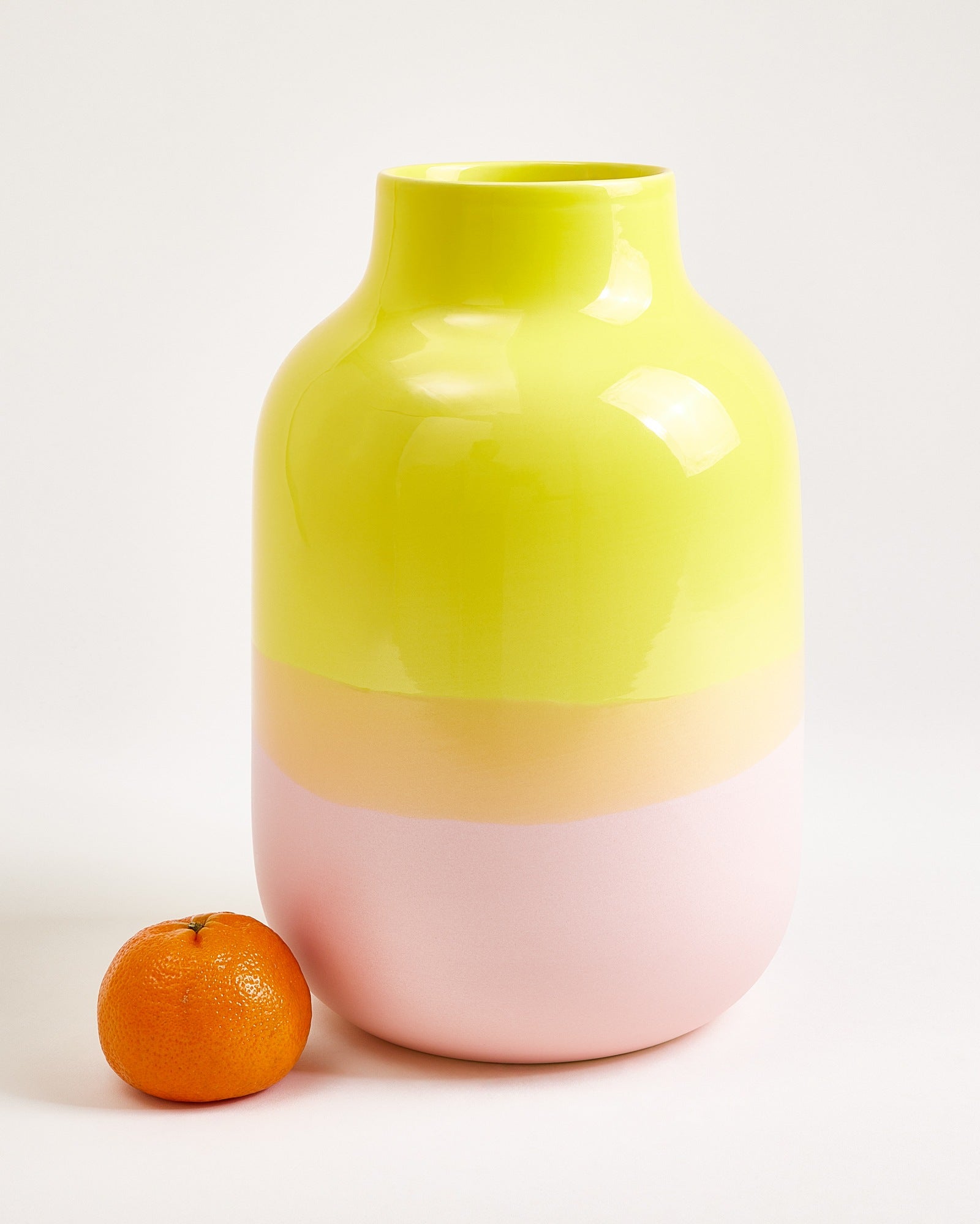 Nuno - Vaso L giallo e rosé*