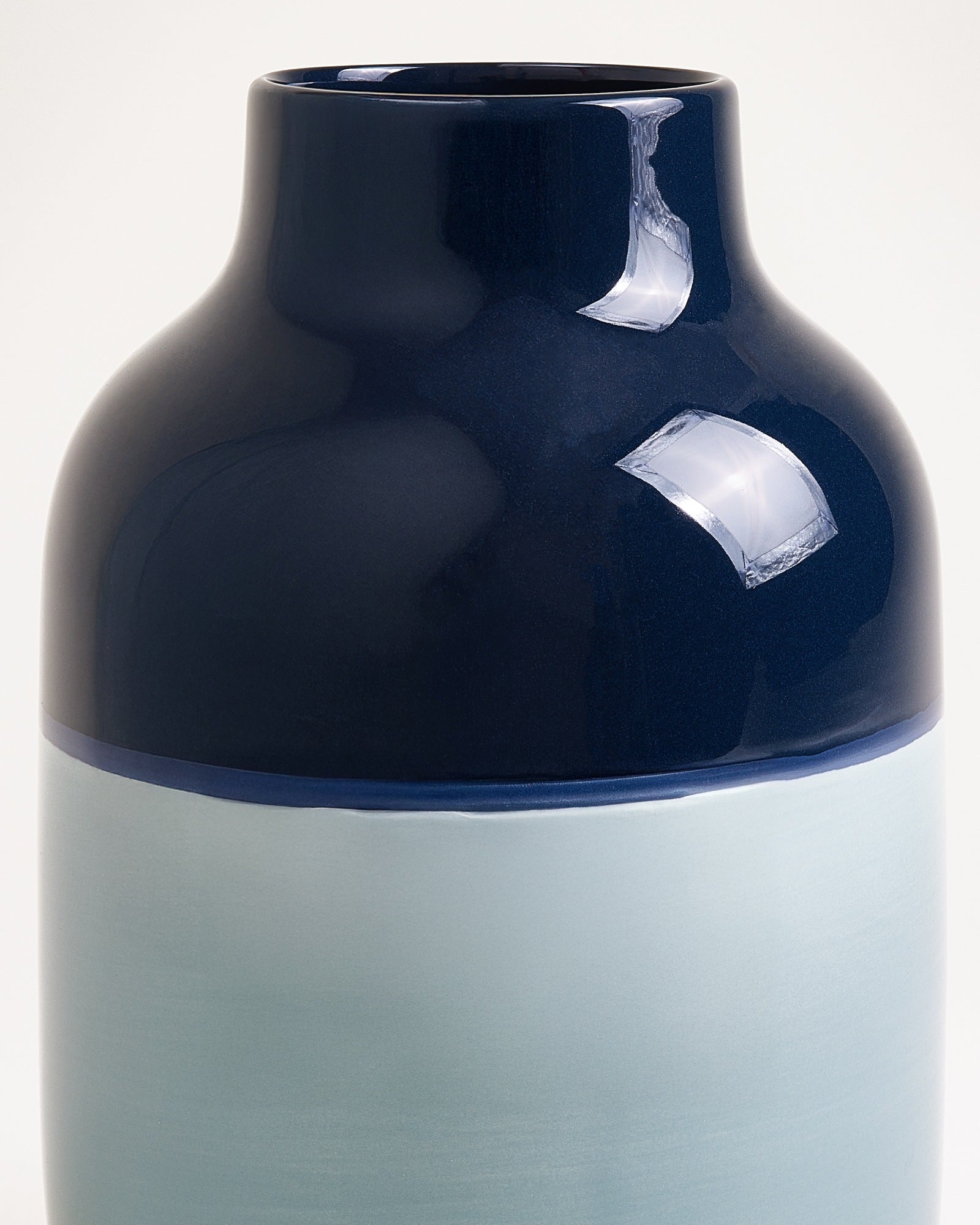 Nuno vaso L - navy e azzurro