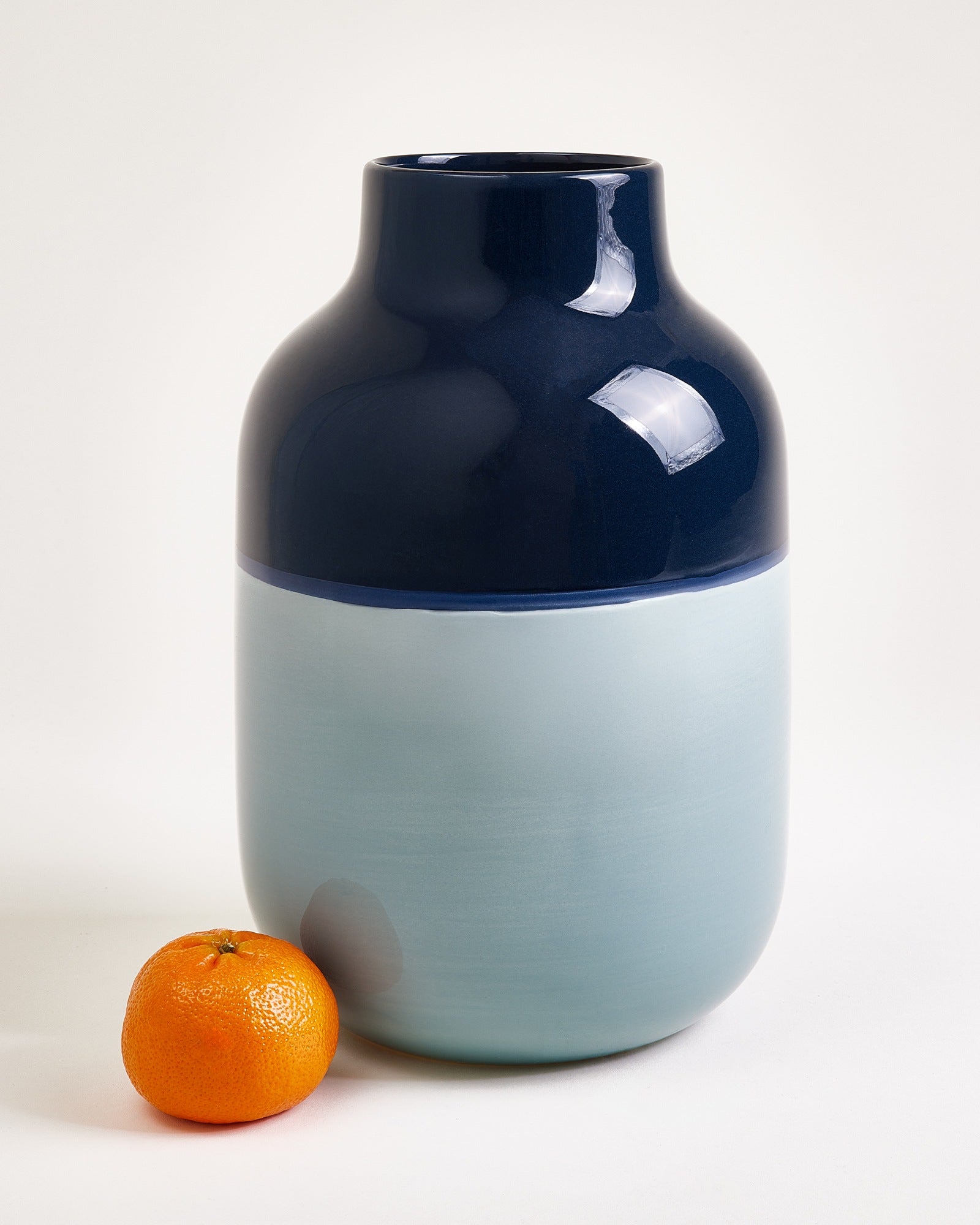 Nuno vaso L - navy e azzurro