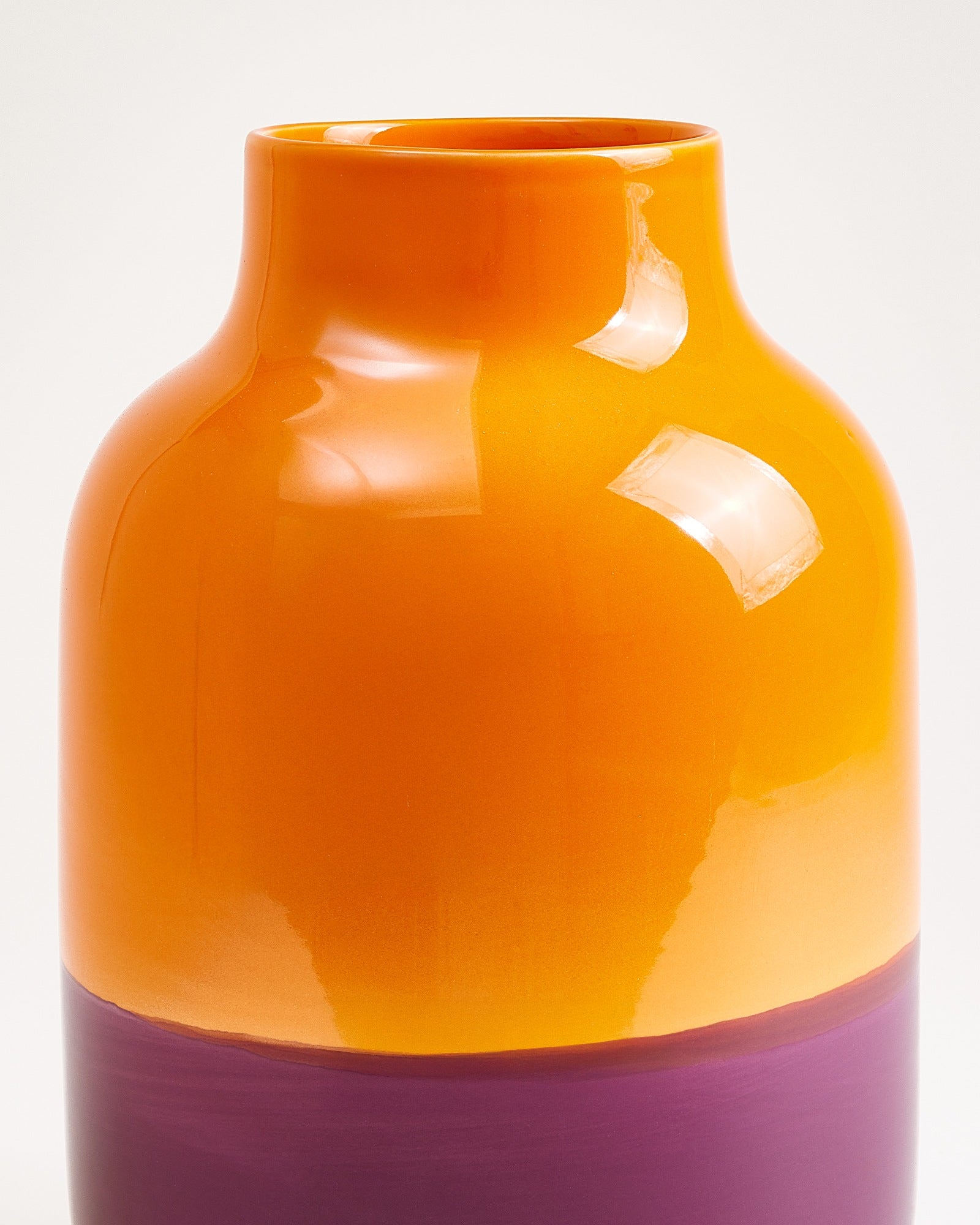 Nuno - Vaso L arancione e viola 