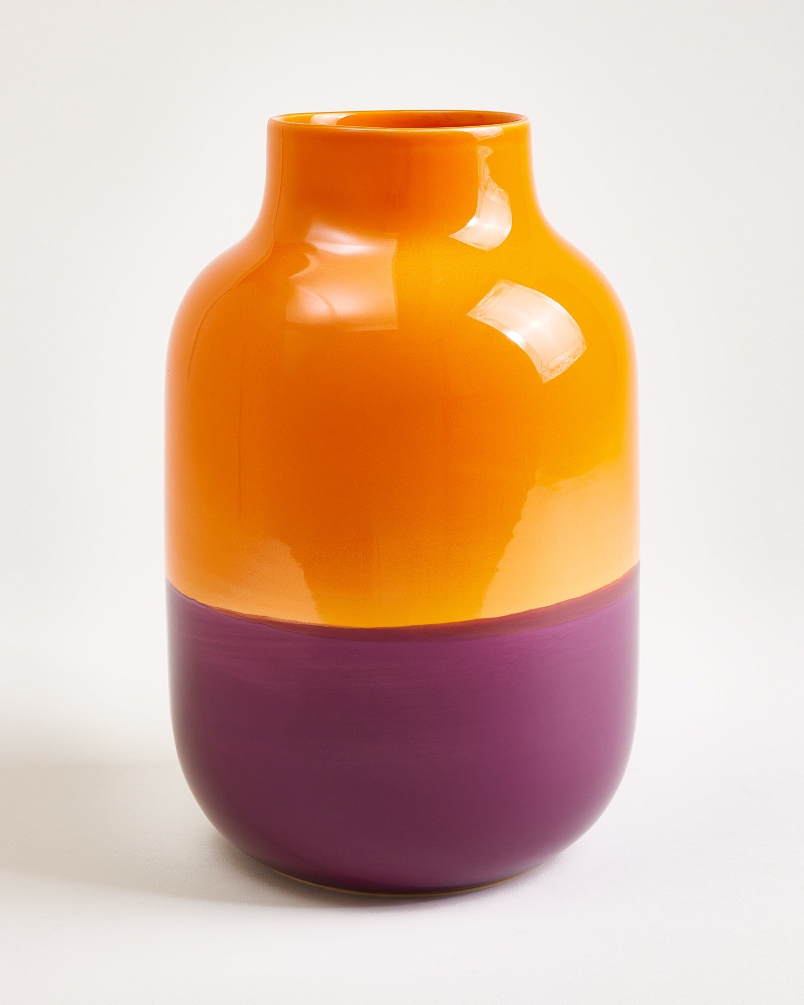 Nuno - Vaso L arancione e viola 