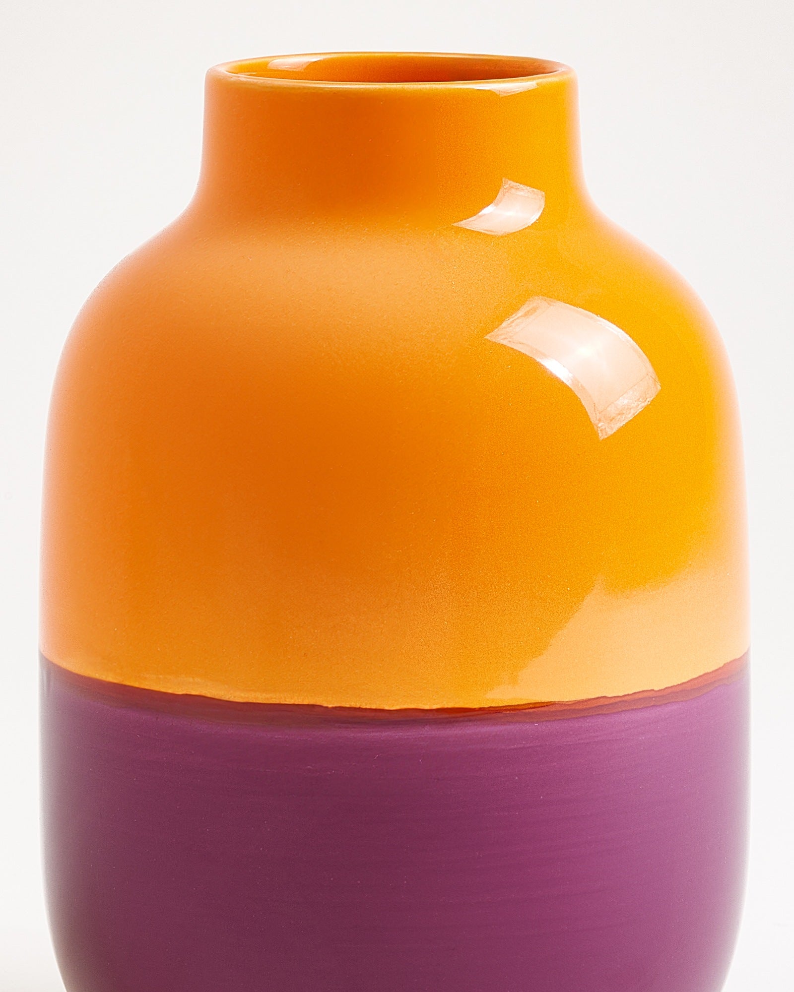 Nuno - Vaso M arancione e viola