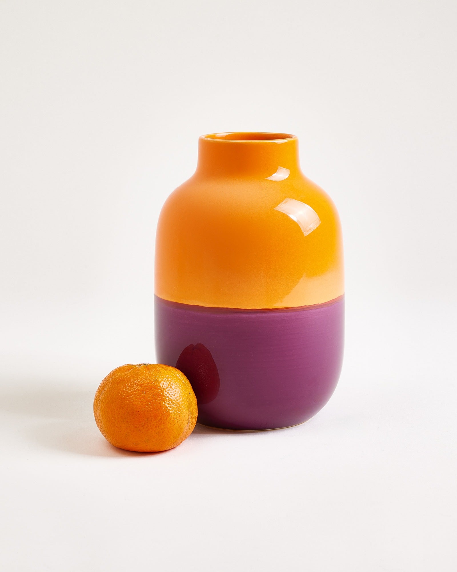 Nuno - Vaso M arancione e viola