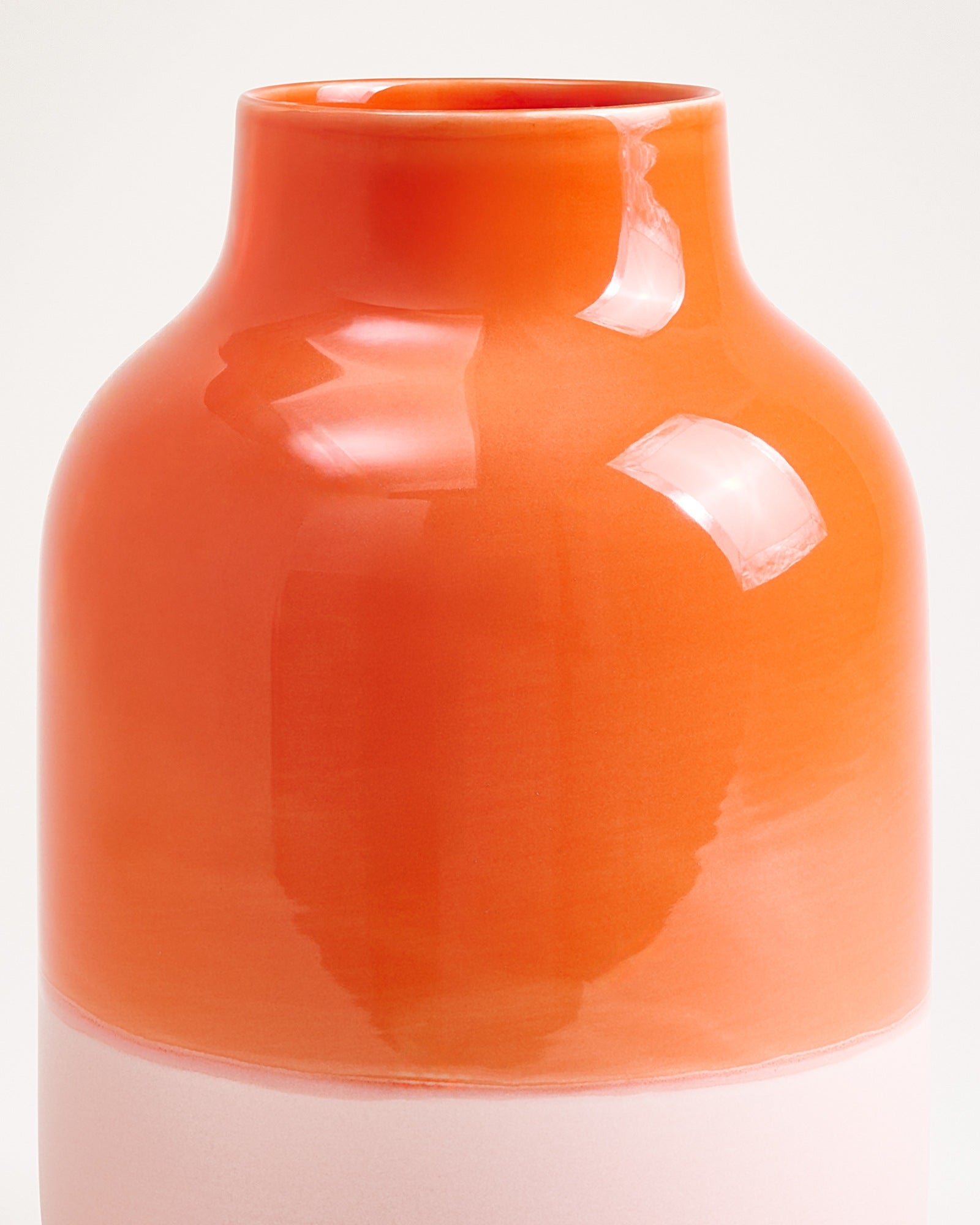 Nuno vase L - rose coral