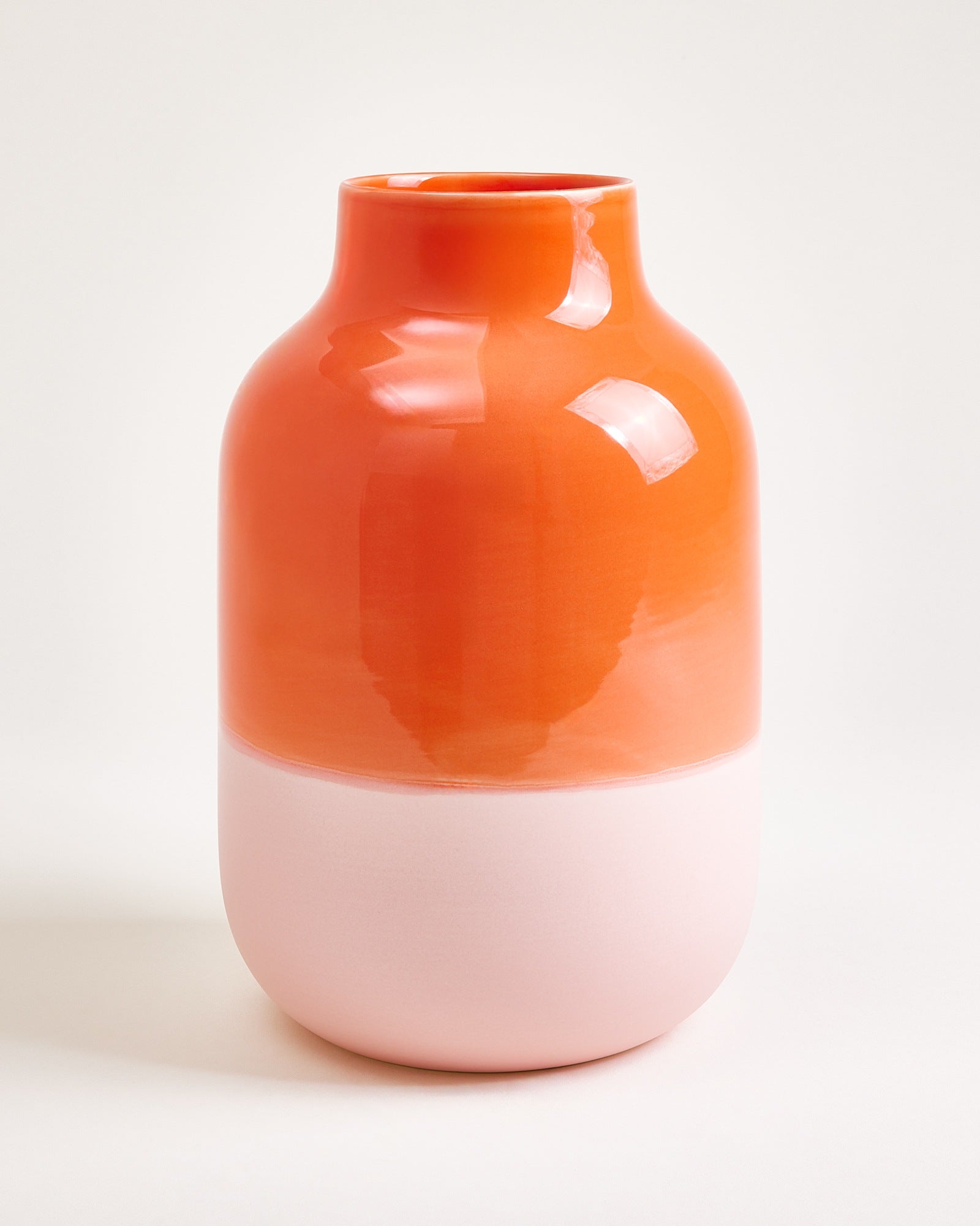 Nuno vase L - rose coral