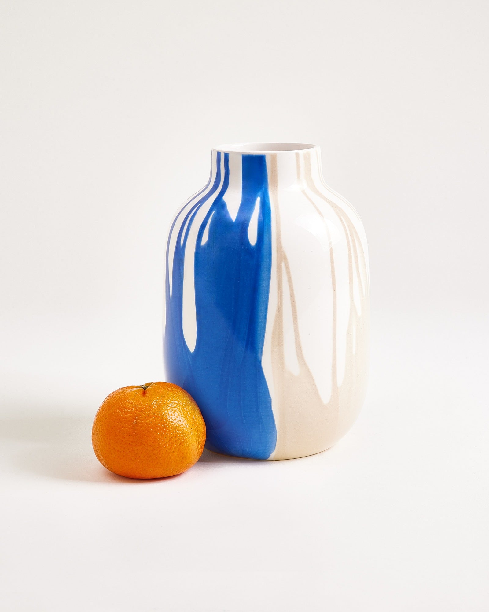 Nuno - Vaso M drip blu sabbia