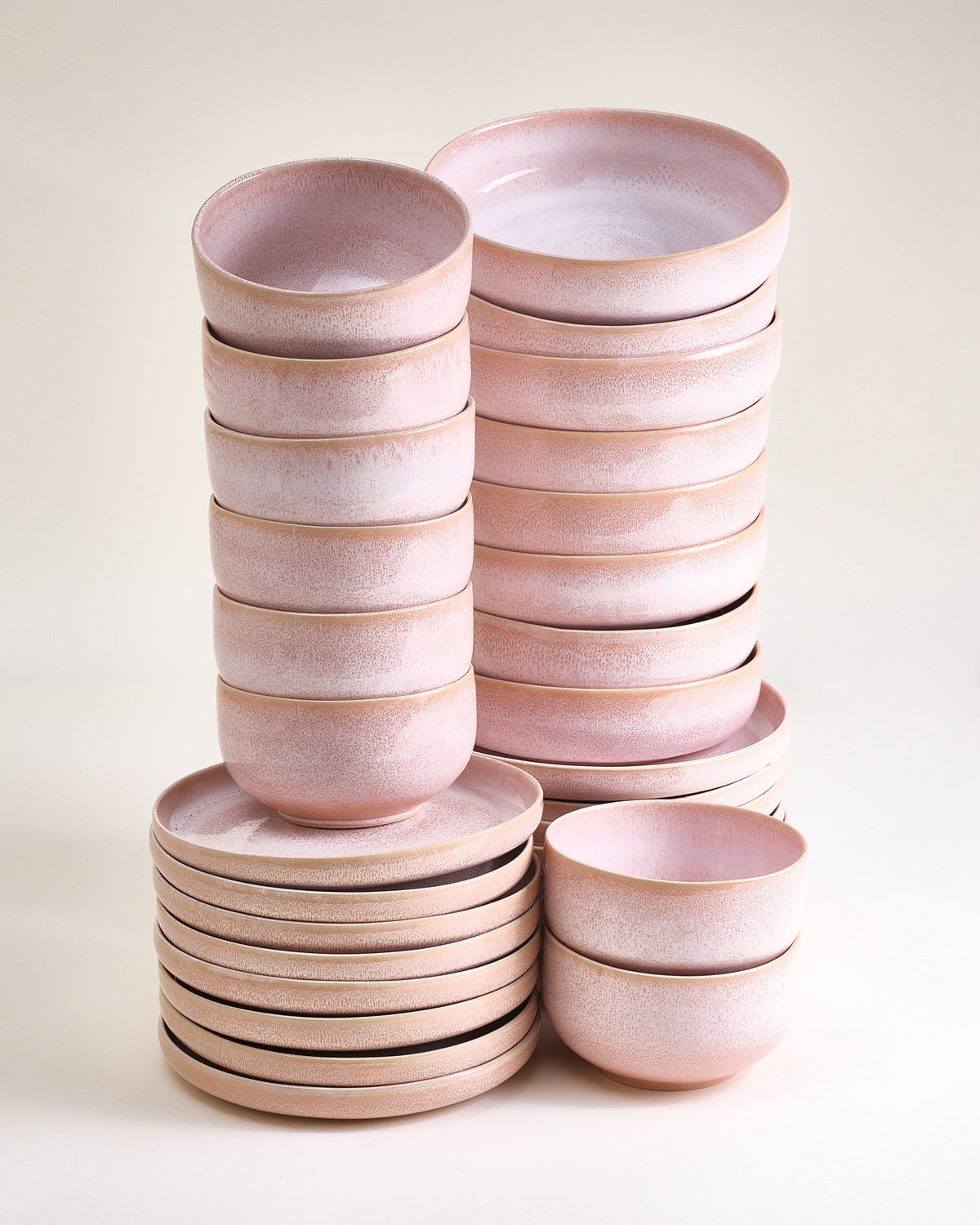 Orla Geschirr-Set modern rosé 32-teilig