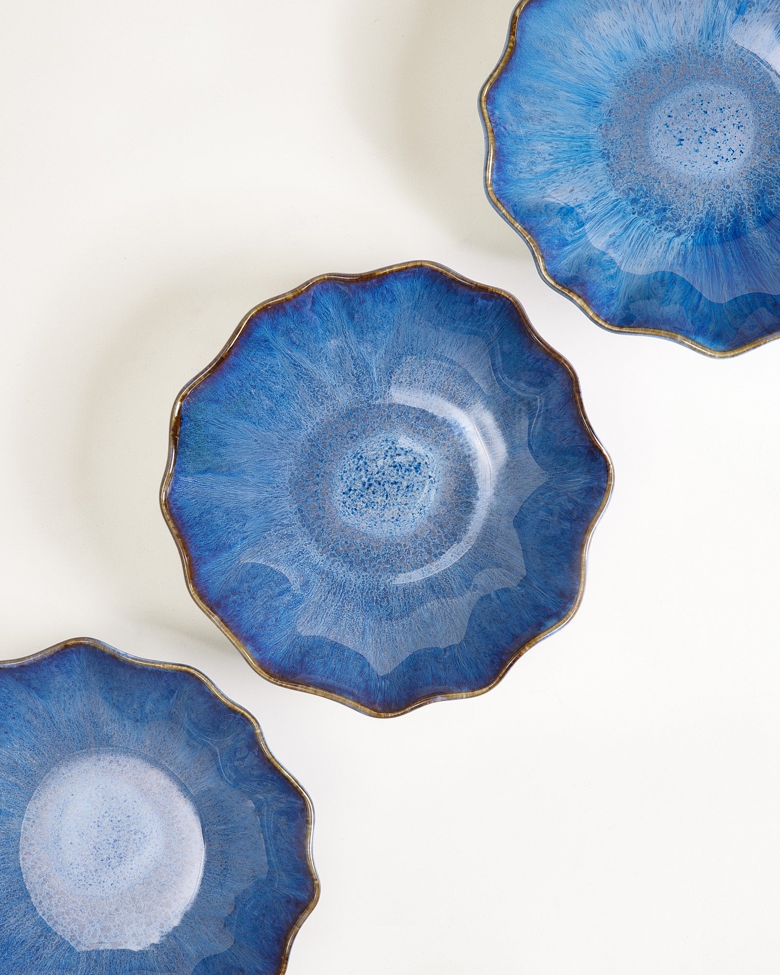 Pérola - Pasta plate shell dark blue