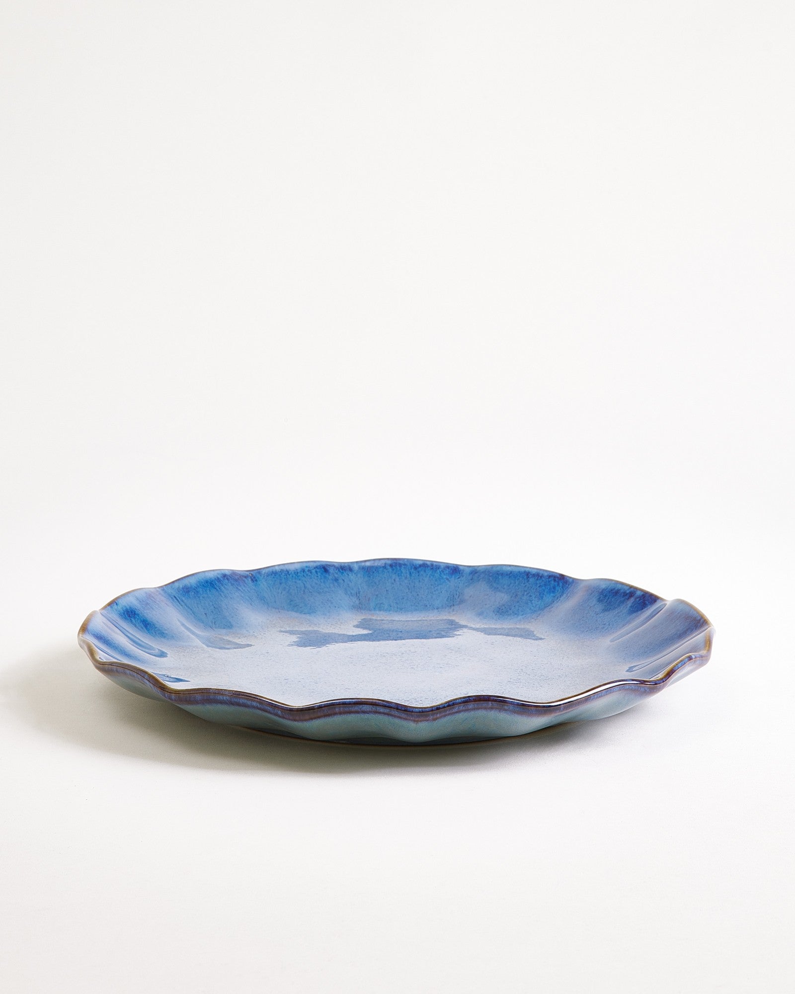Pérola - Large plate shell dark blue