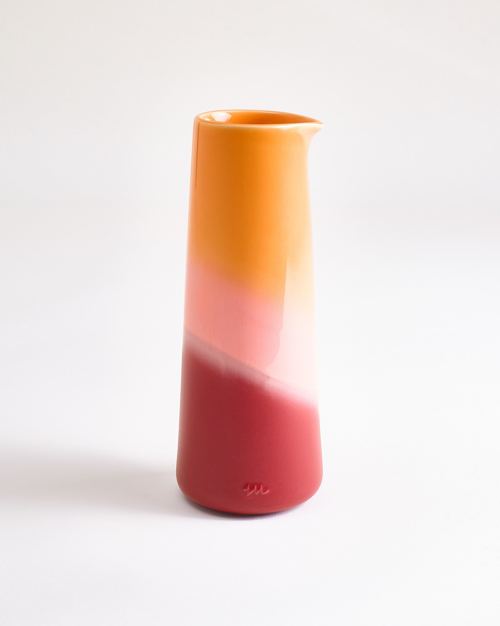 Pinguim Karaffe orange rosa rot