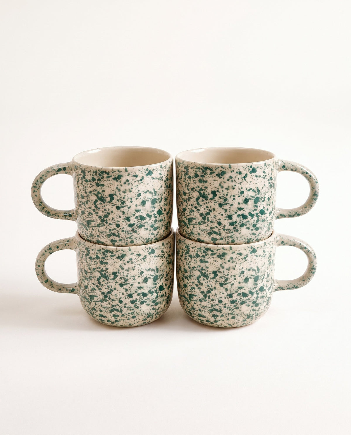Pinta Tasse groß dunkelgrün 4er-Set