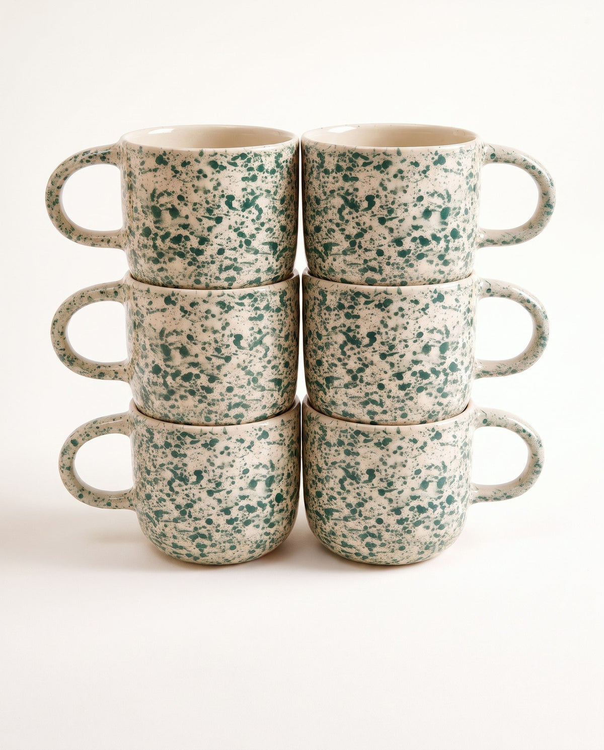 Pinta Tasse groß dunkelgrün 6er-Set