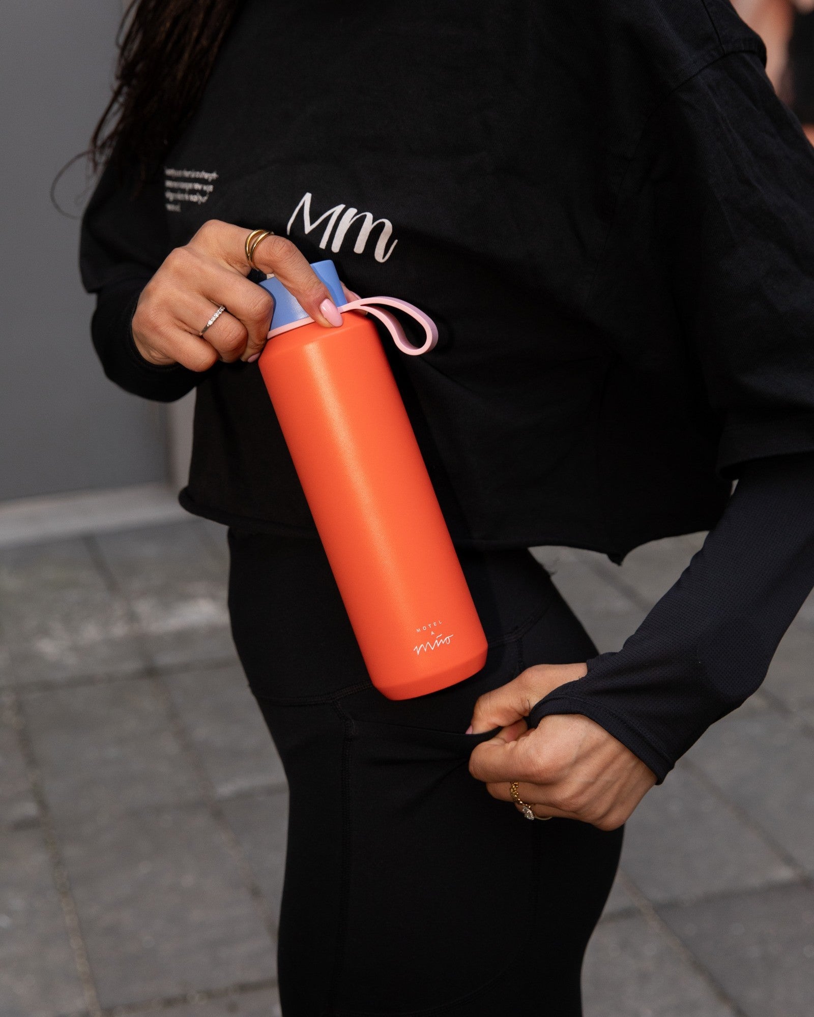 Fonte drinkfles oranje