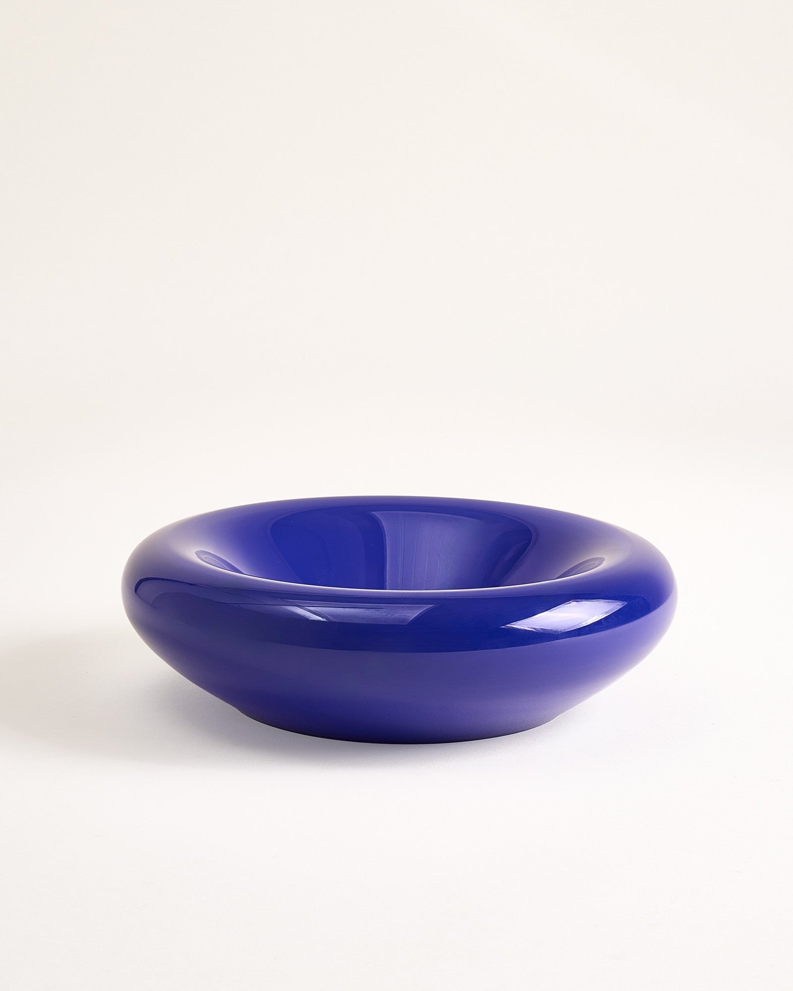 Seia - Small glass bowl dark blue
