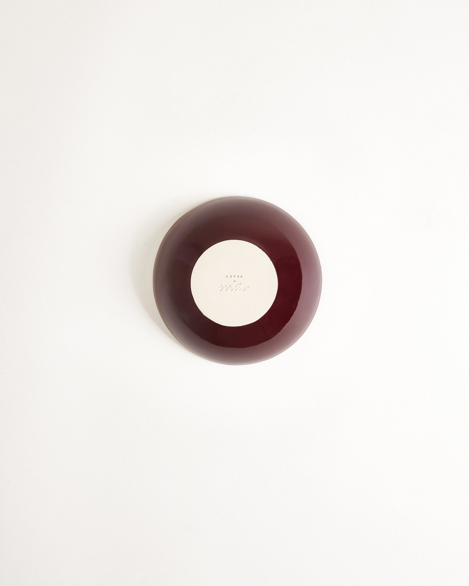 Seia - Small cereal bowl Heart burgundy