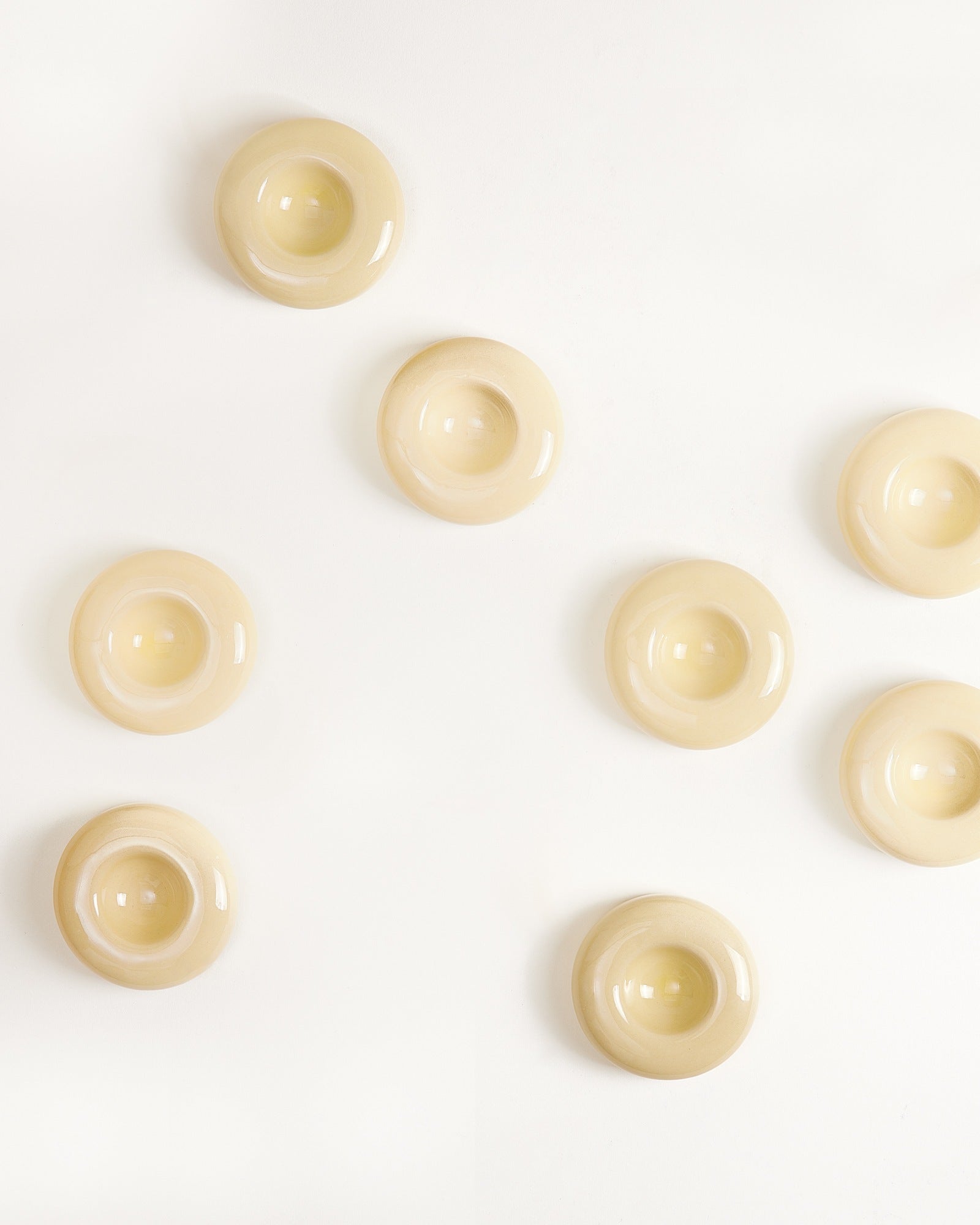 Seia - Set of 6 egg cups yellow