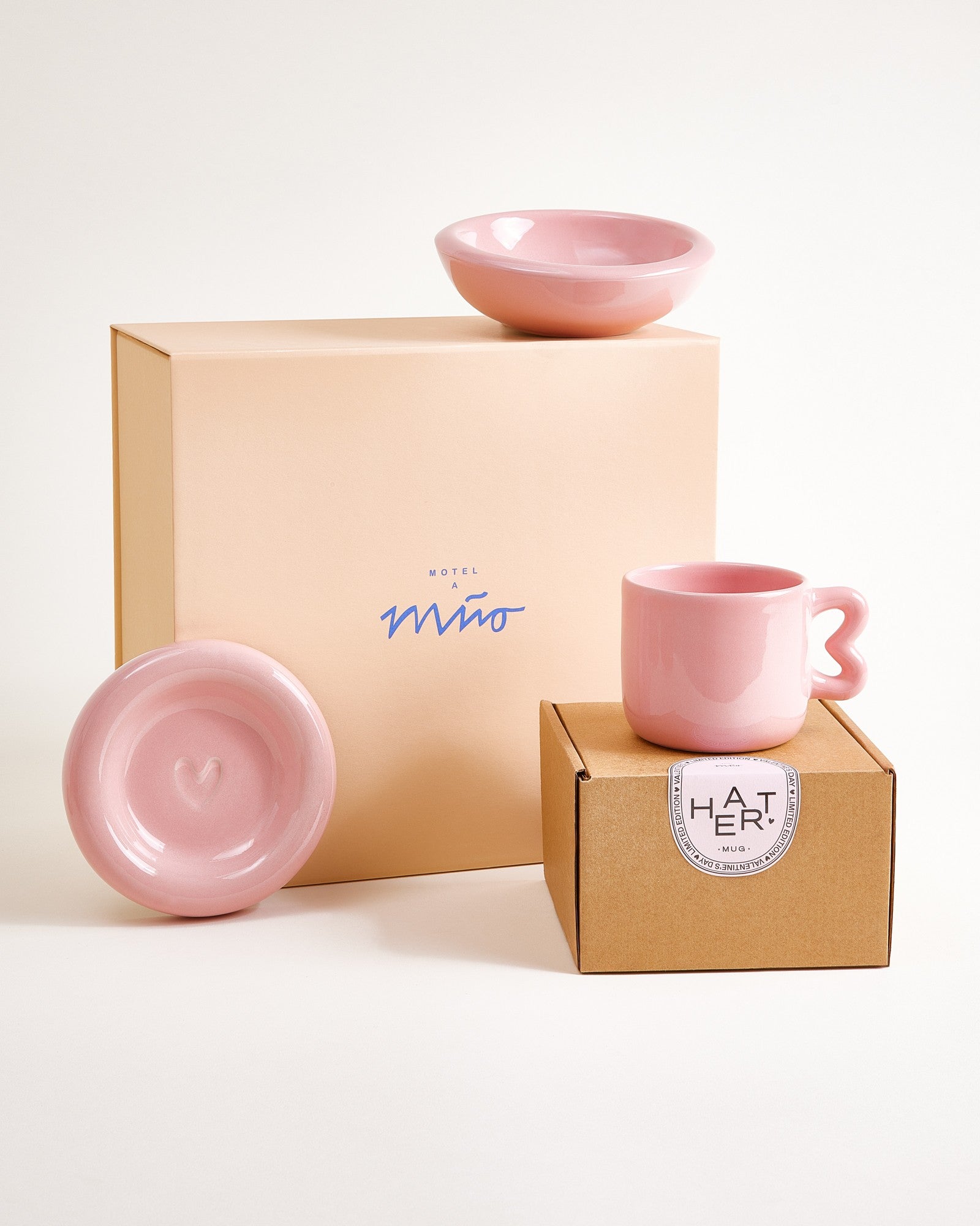 Seia Geschenk-Set rosa 4-teilig