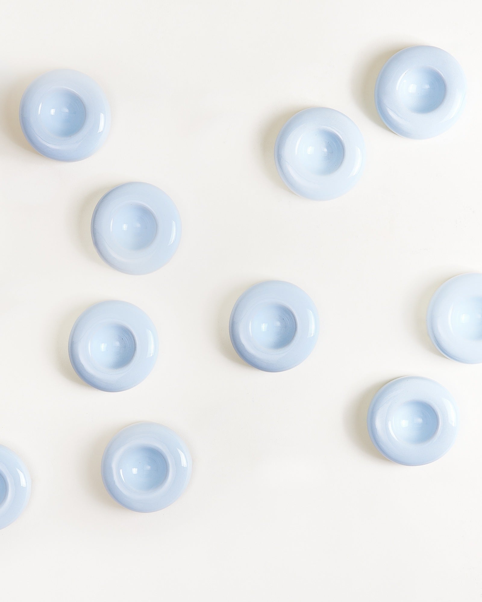 Seia - Set of 4 egg cups light blue