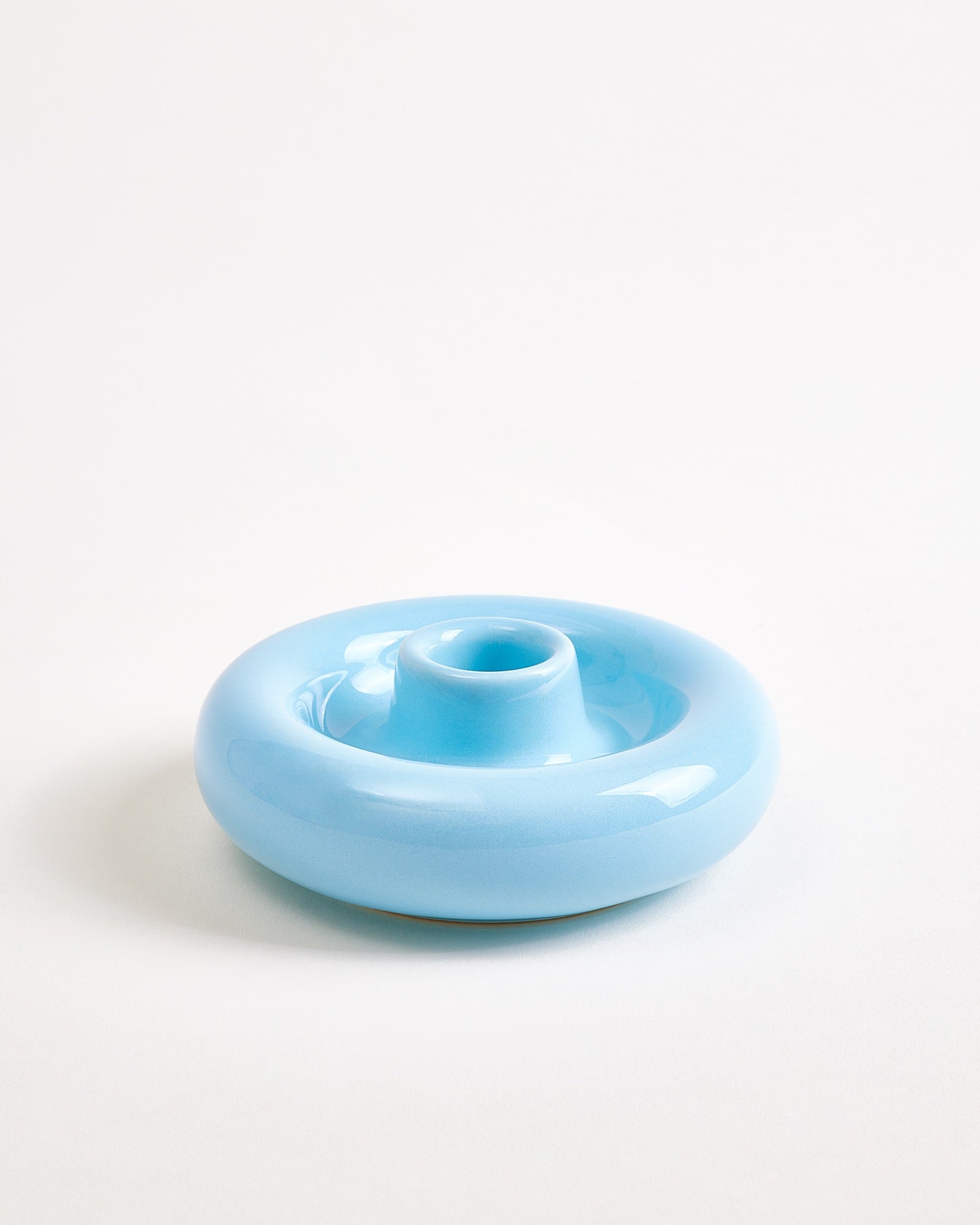 Seia candle holder large light blue