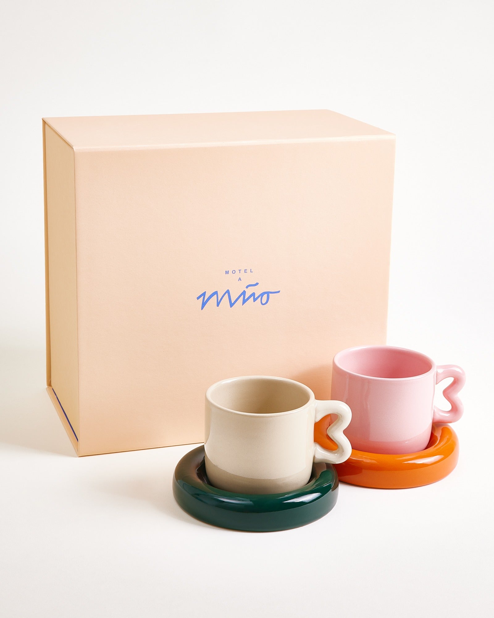 Geschenkset Seia kopjes met hart