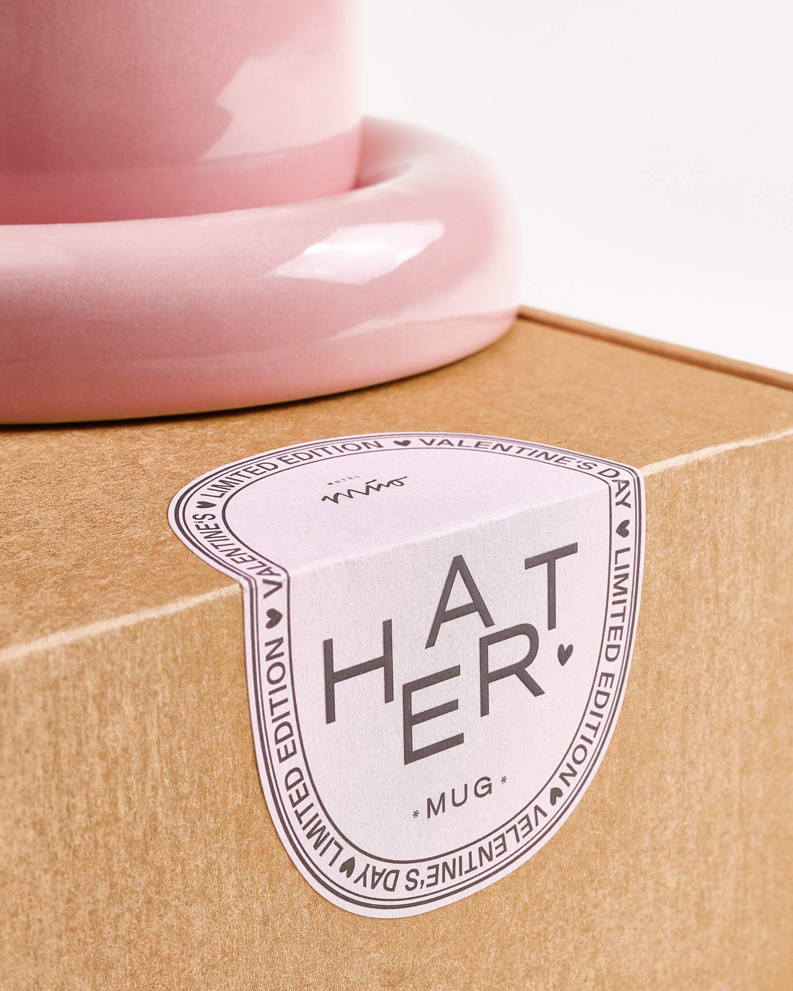 Seia Tasse & Untertasse Herz rosa