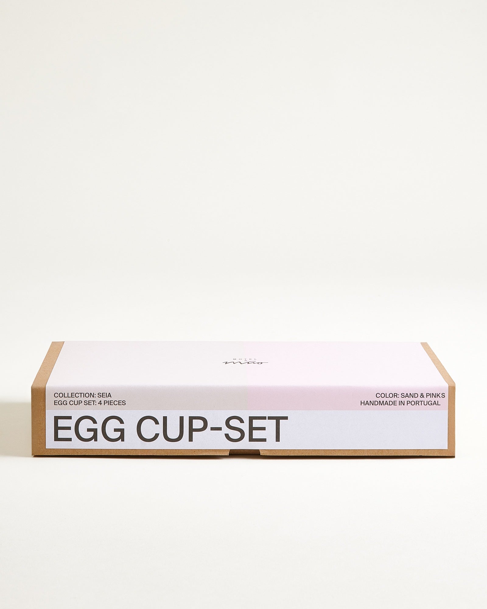 Seia - Set of 4 egg cups rose sand