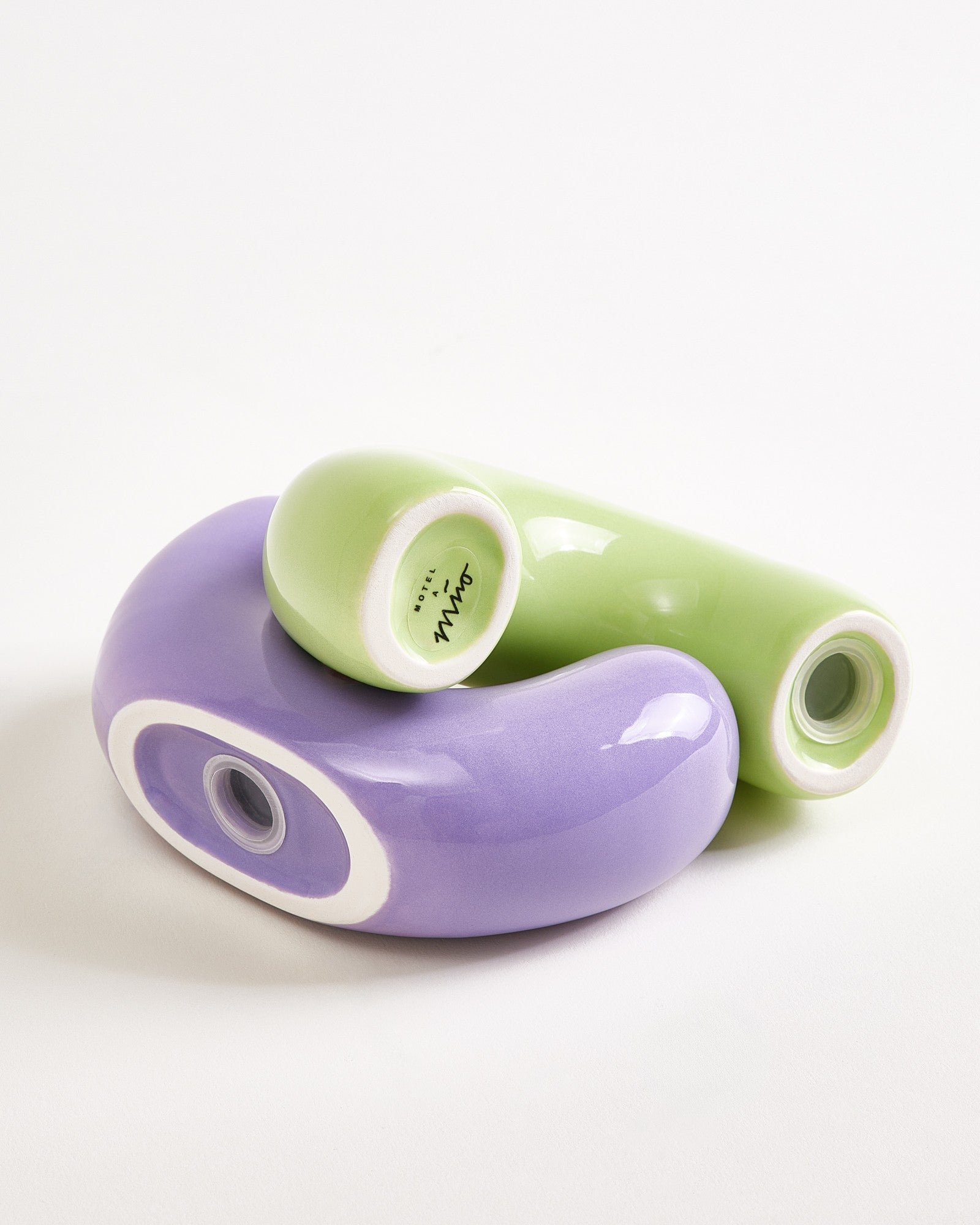Seia Salt & Pepper Shakers lime purple
