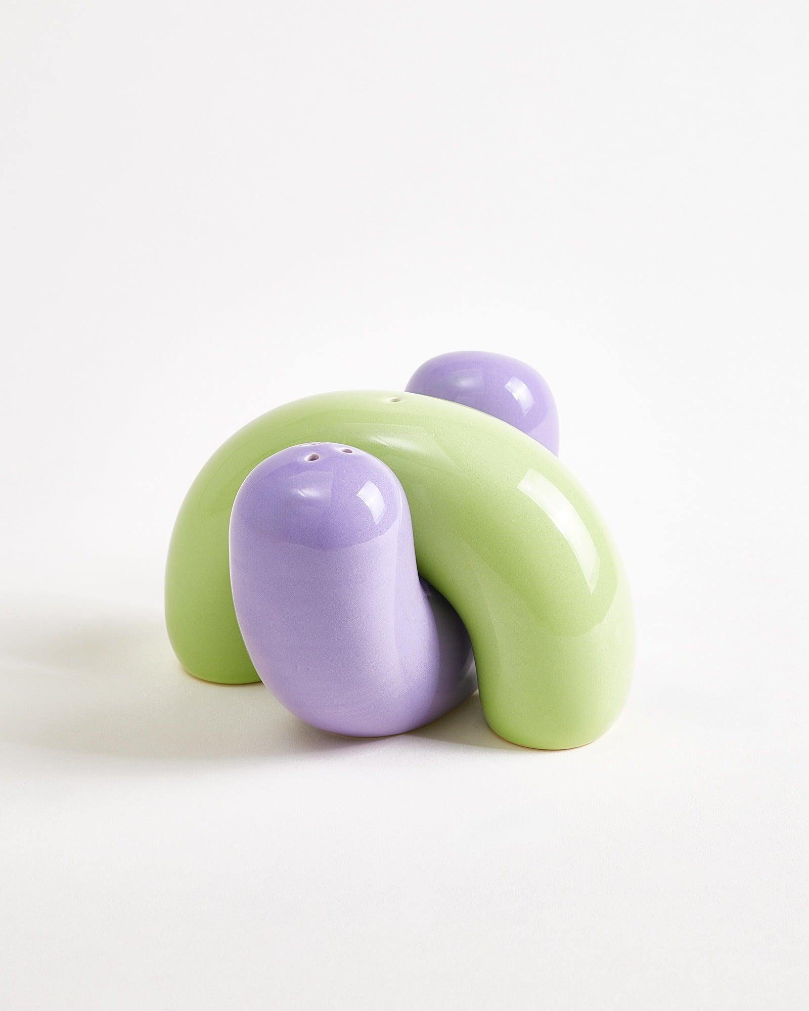 Seia Salt & Pepper Shakers lime purple