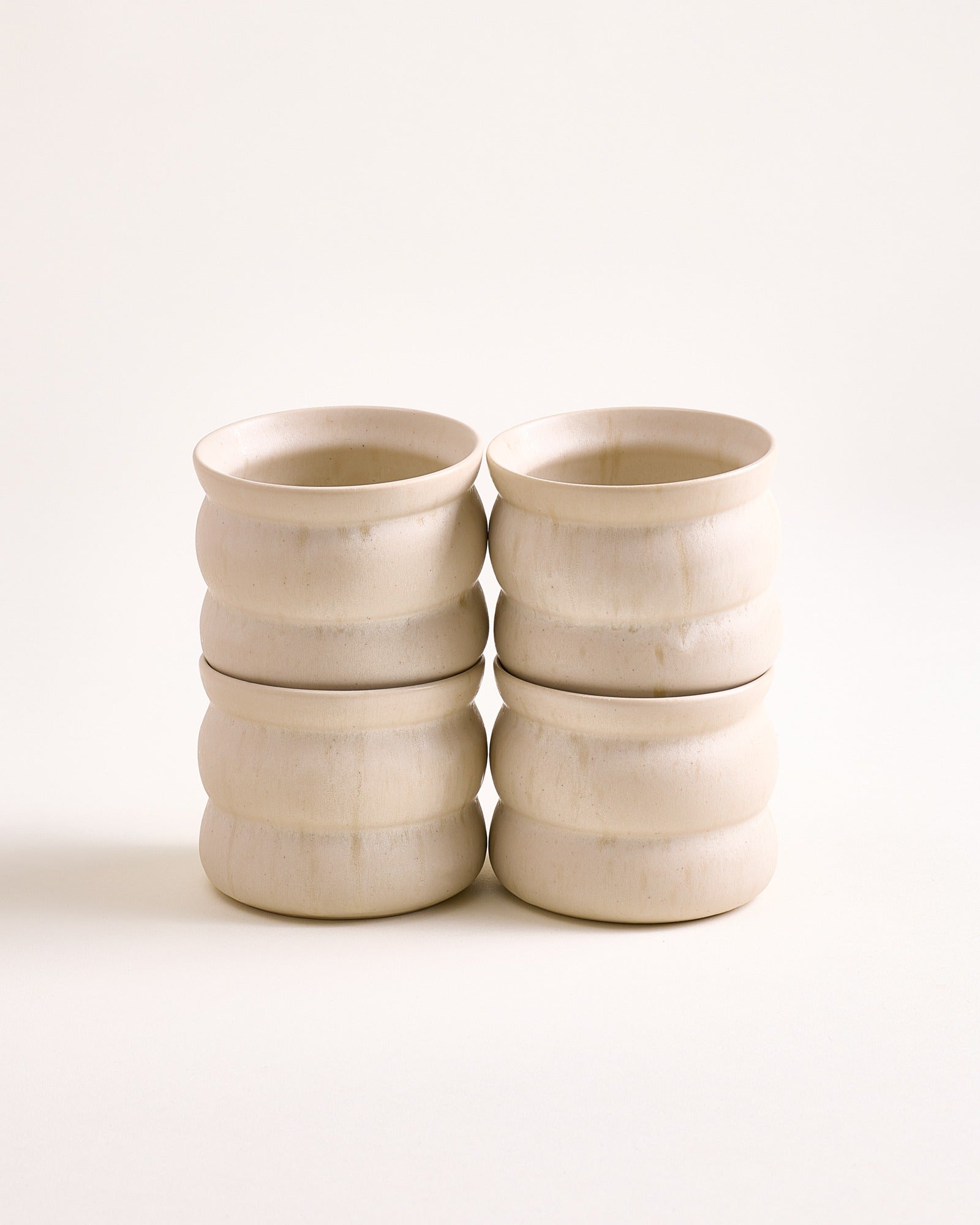 Sintra - Set of 4 cups small bubble sand